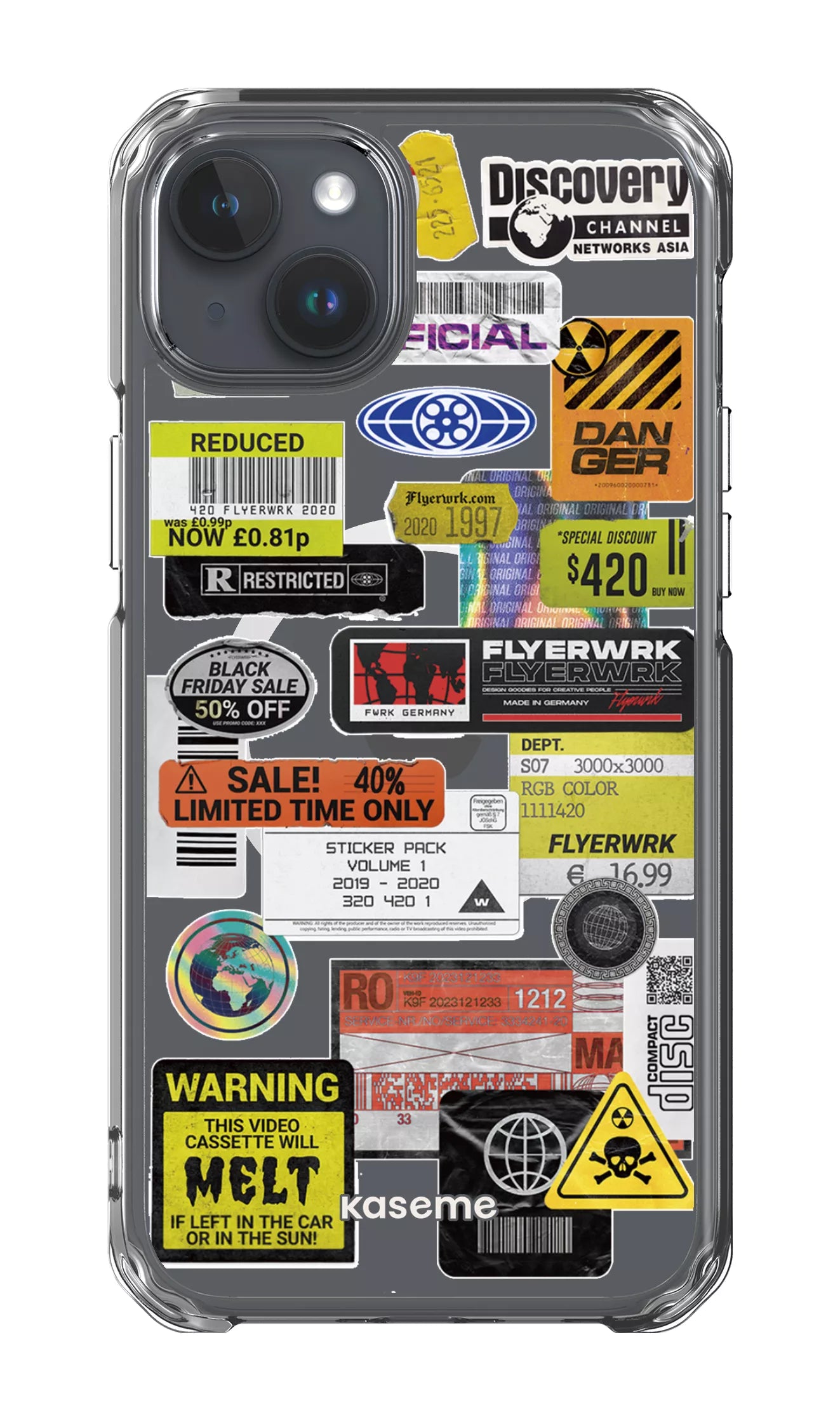 iPhone 15 Plus Clear Case - Magsafe Melt Clear Case -