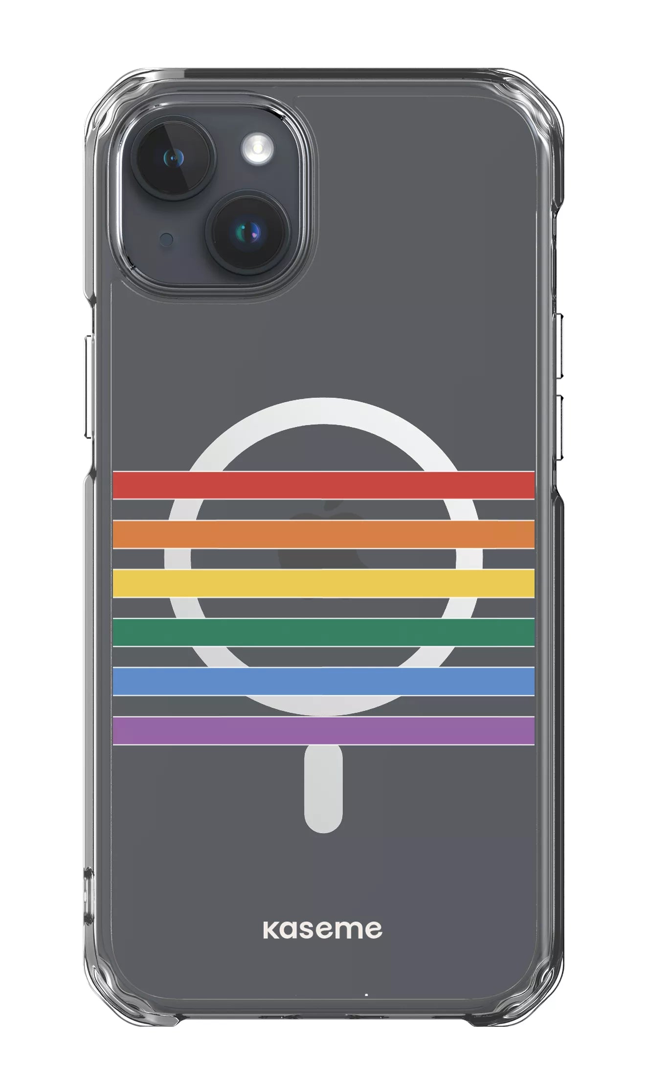 iPhone 15 Plus Clear Case - Magsafe Out and proud Clear Case -