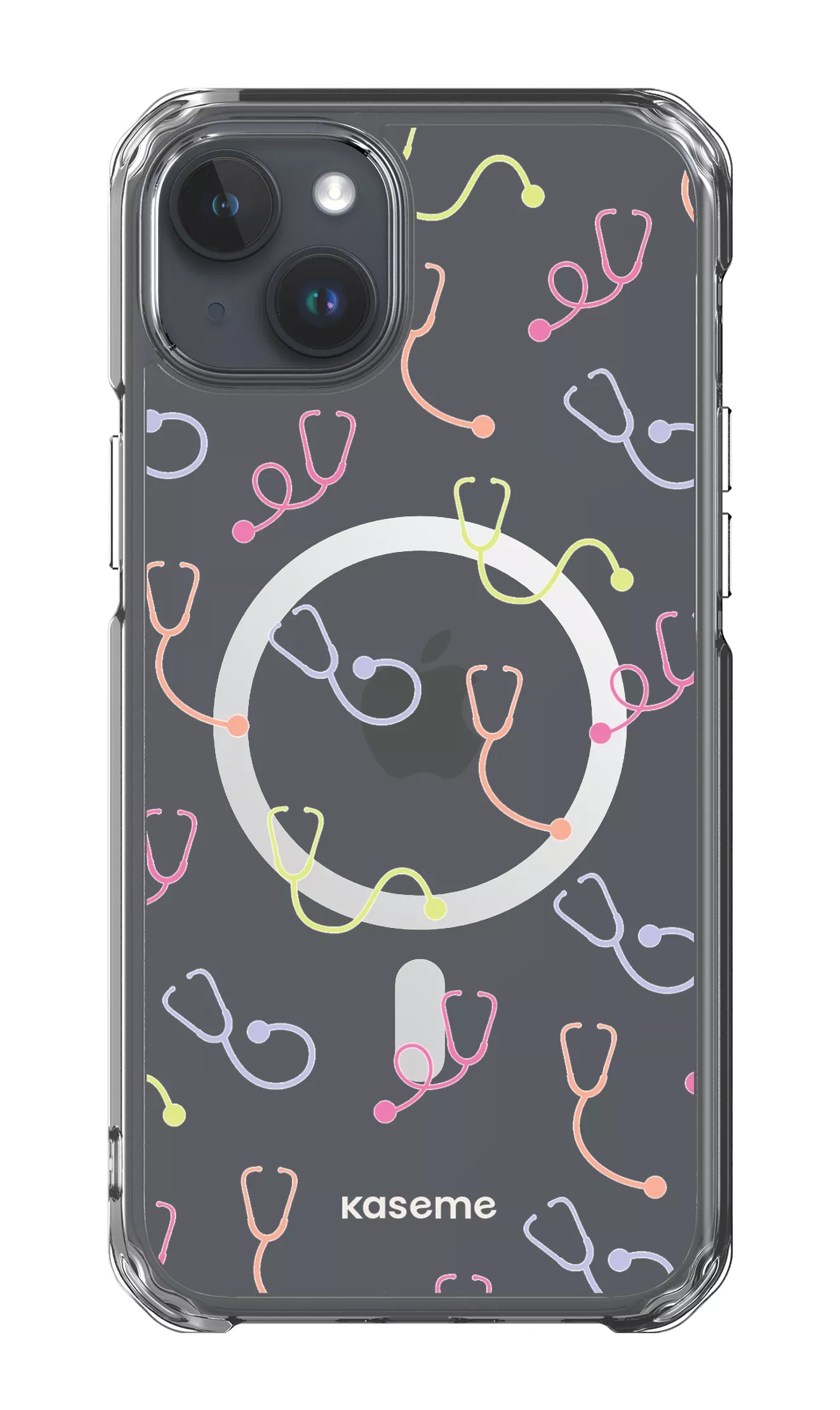 iPhone 15 Plus Clear Case - Magsafe Pulse Clear Case -