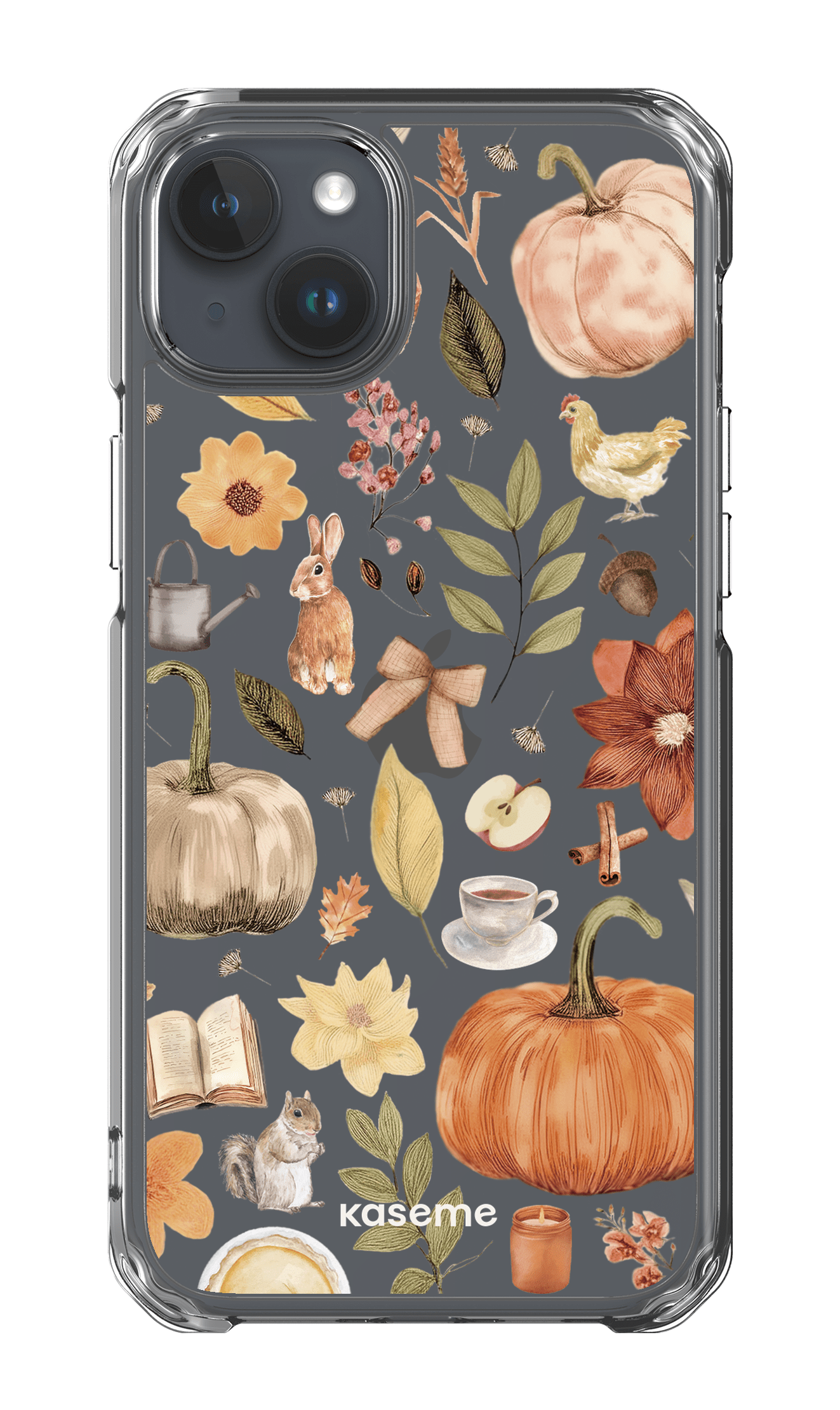 iPhone 15 Plus Clear Case Harvest Hues Clear Case -