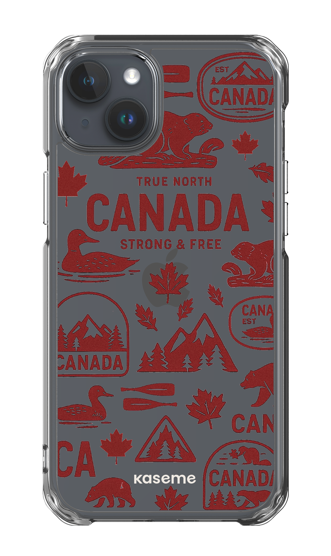 iPhone 15 Plus Clear Case Oh Canada -