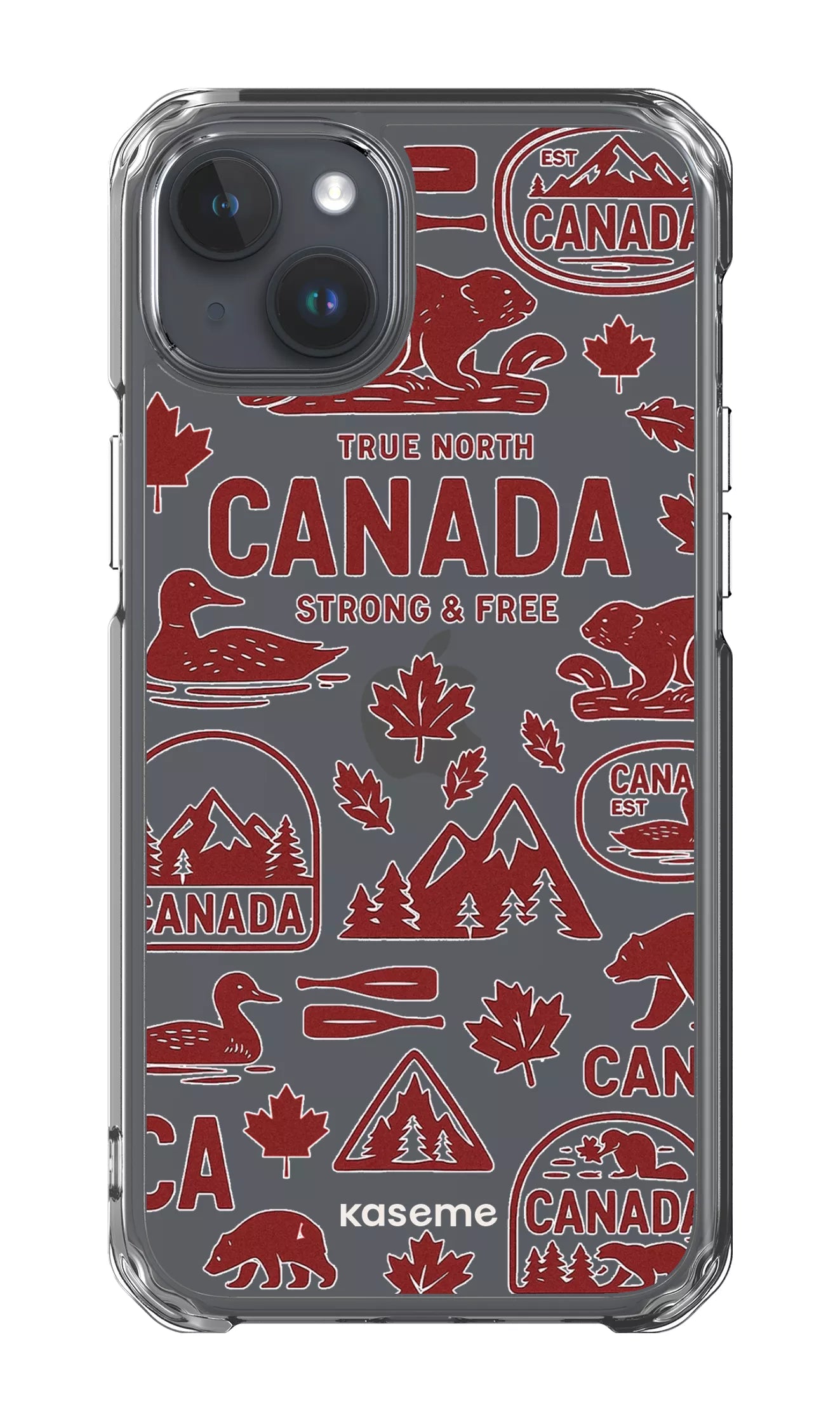 iPhone 15 Plus Clear Case Oh Canada Clear Case -