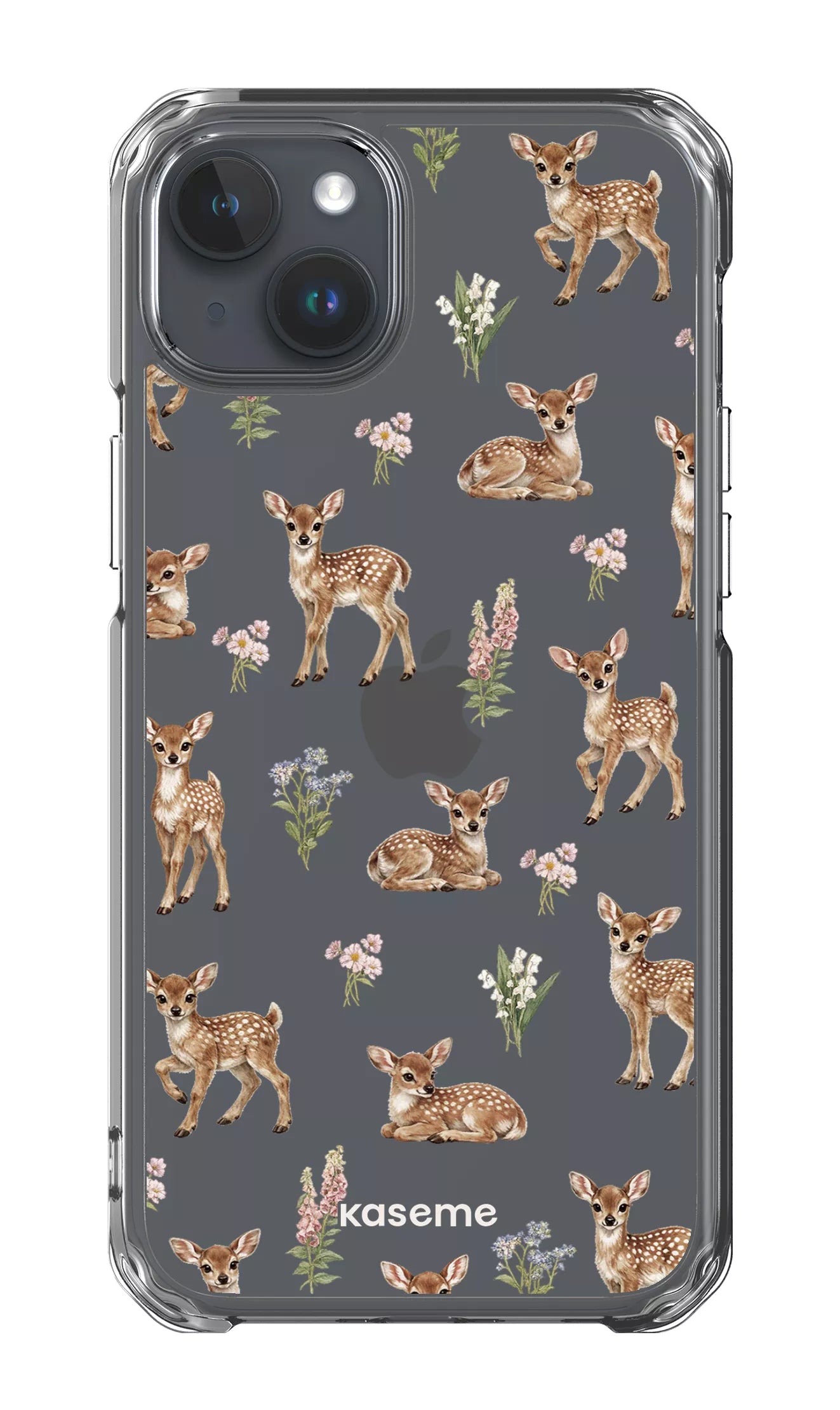 iPhone 15 Plus Clear Case Sweet Bambi Clear Case -