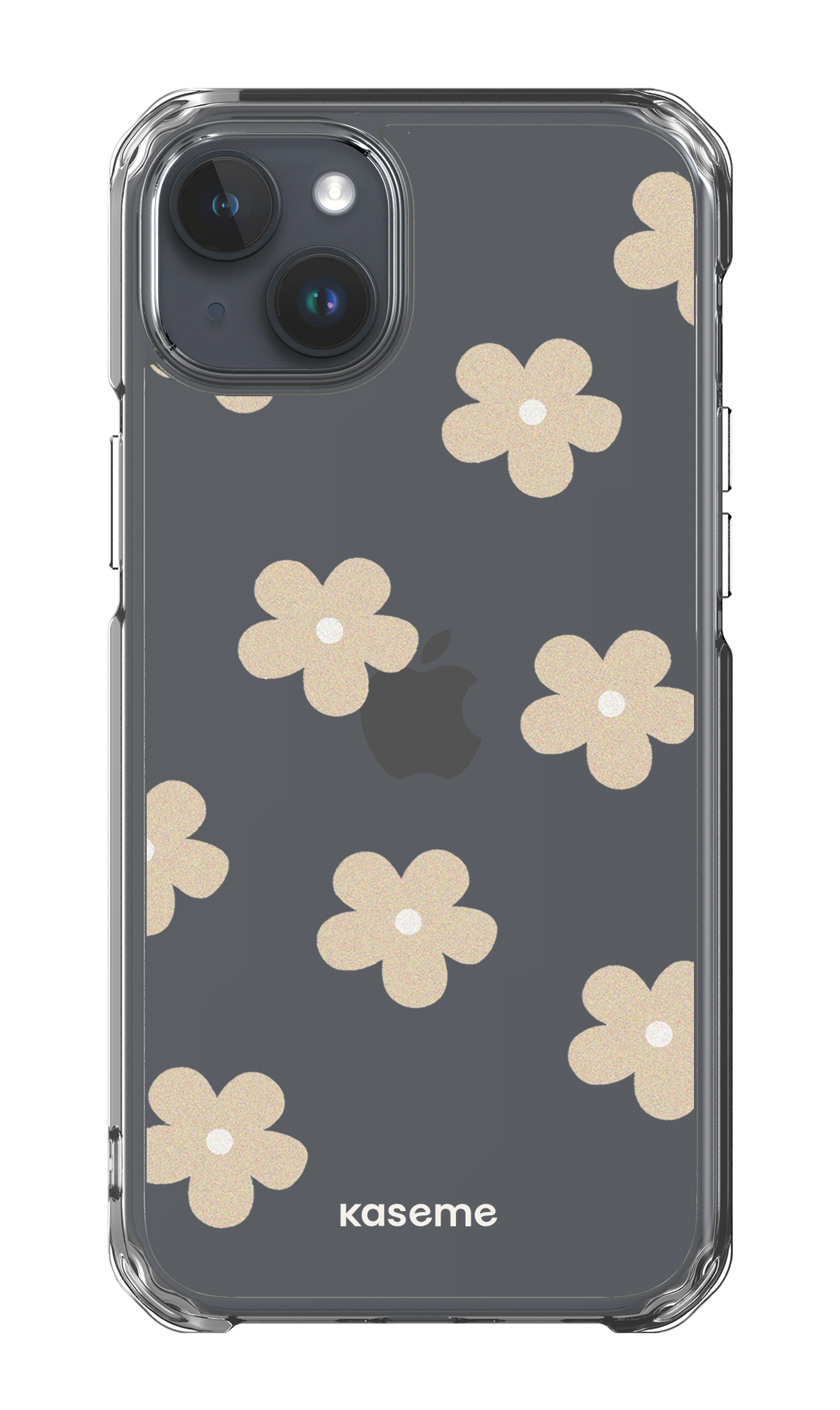 iPhone 15 Plus Clear Case Woodstock Beige Clear Case -
