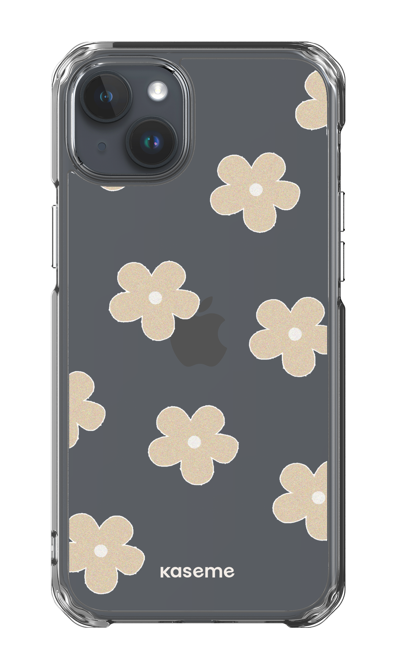 iPhone 15 Plus Clear Case Woodstock Beige Clear Case -