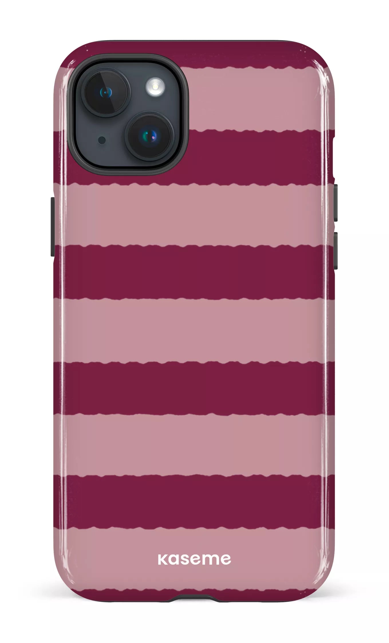 iPhone 15 Plus Tough Aligned Burgundy -