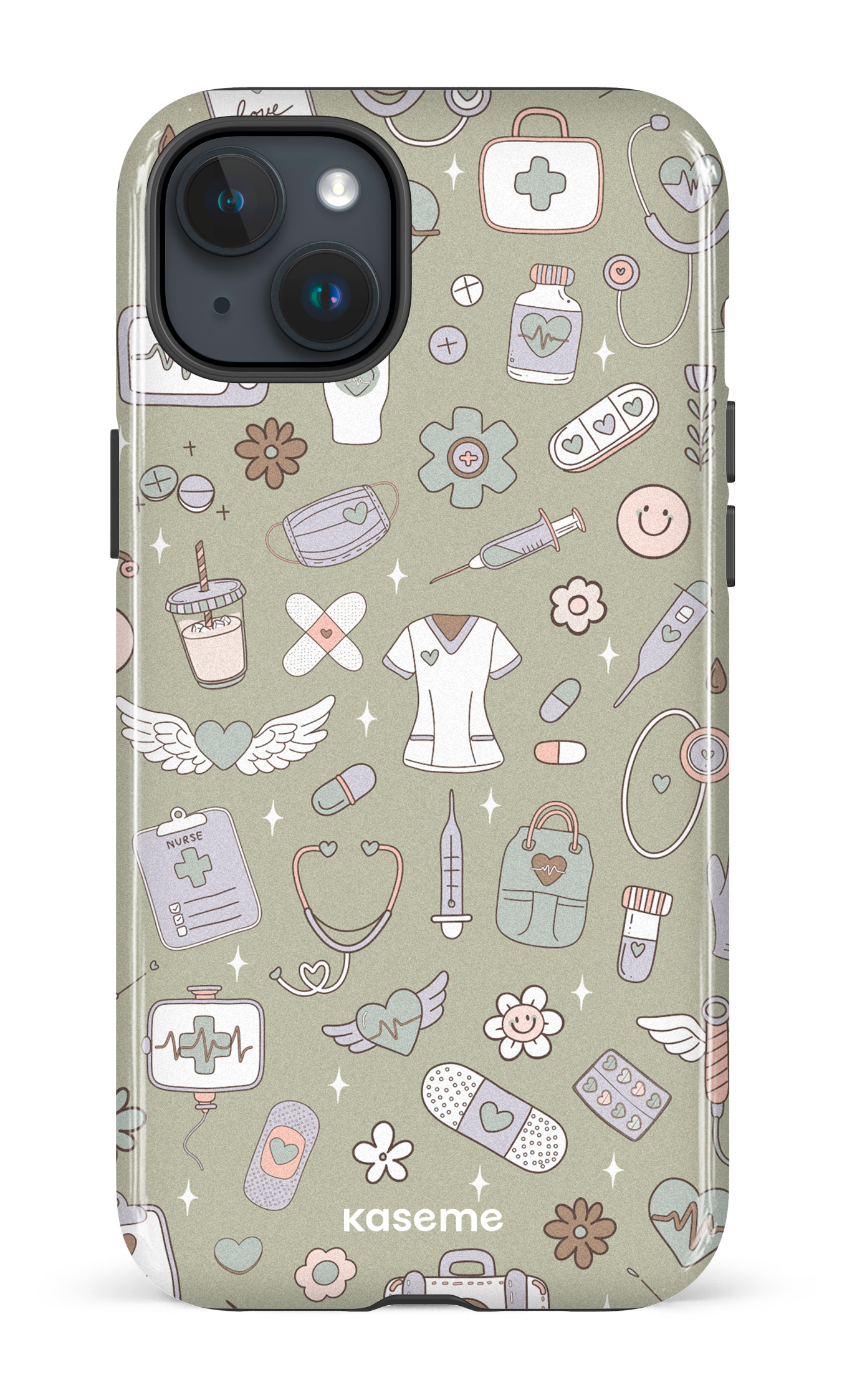 iPhone 15 Plus Tough Code Green -