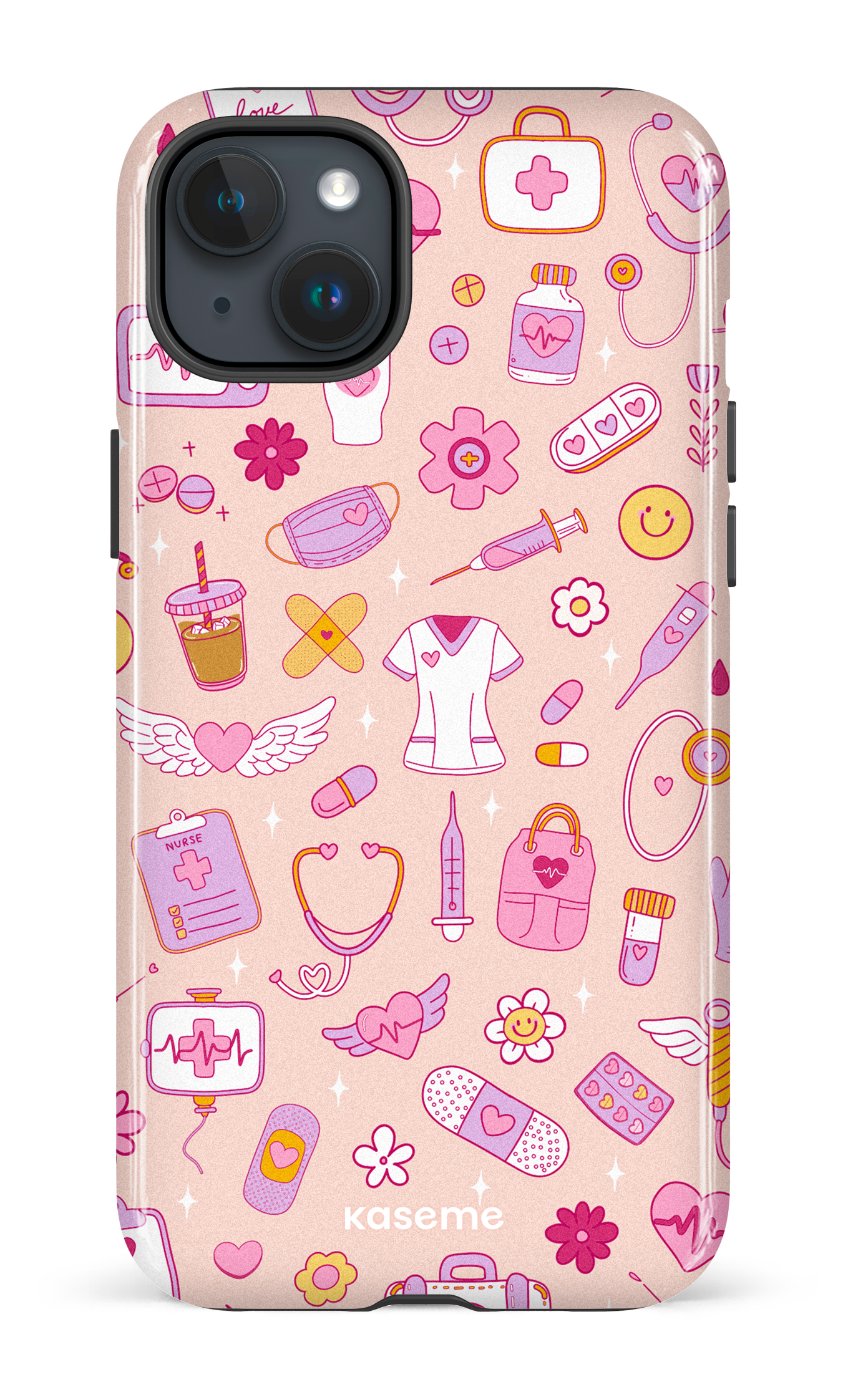 iPhone 15 Plus Tough Code Pink -