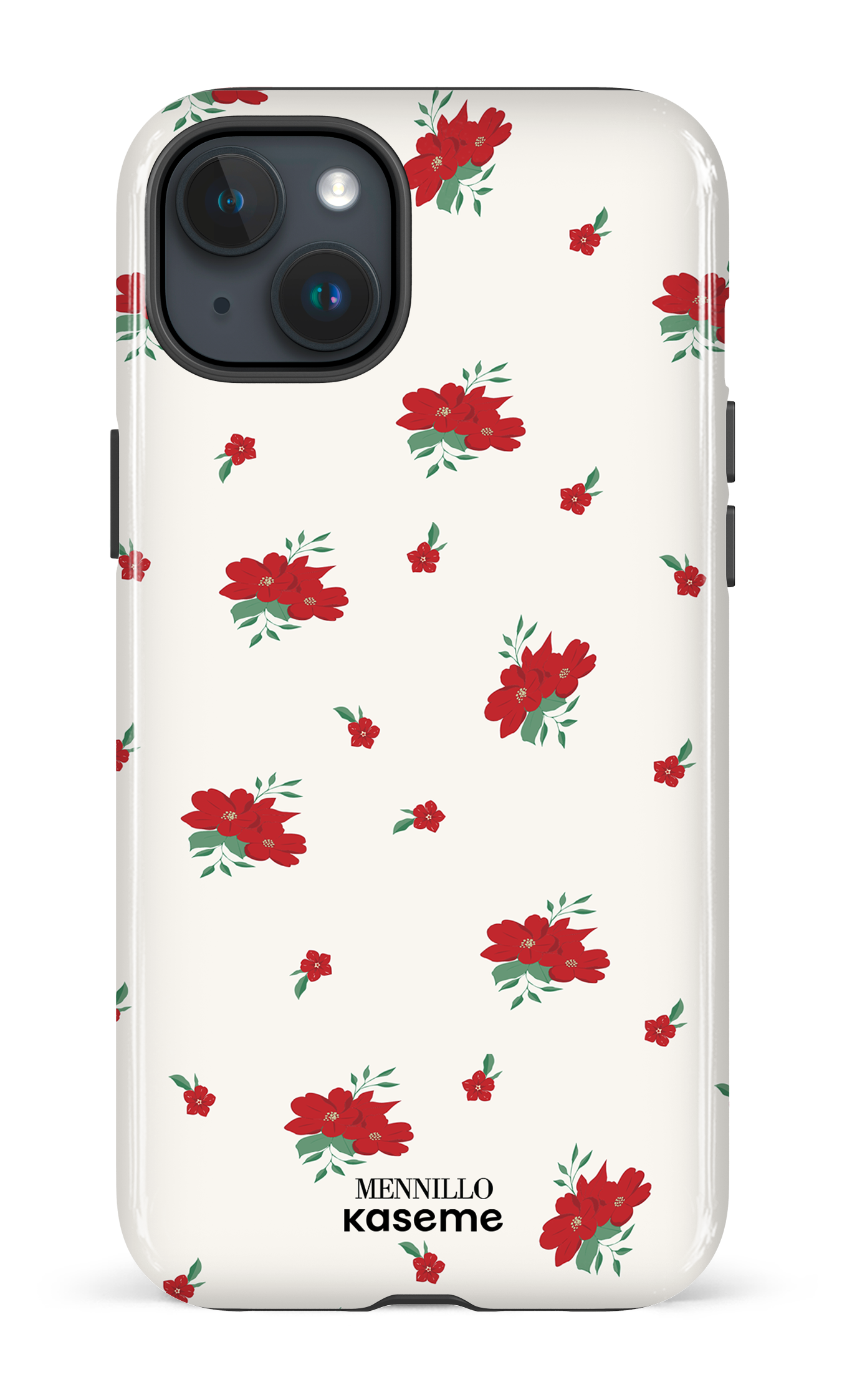 iPhone 15 Plus Tough Floral White -