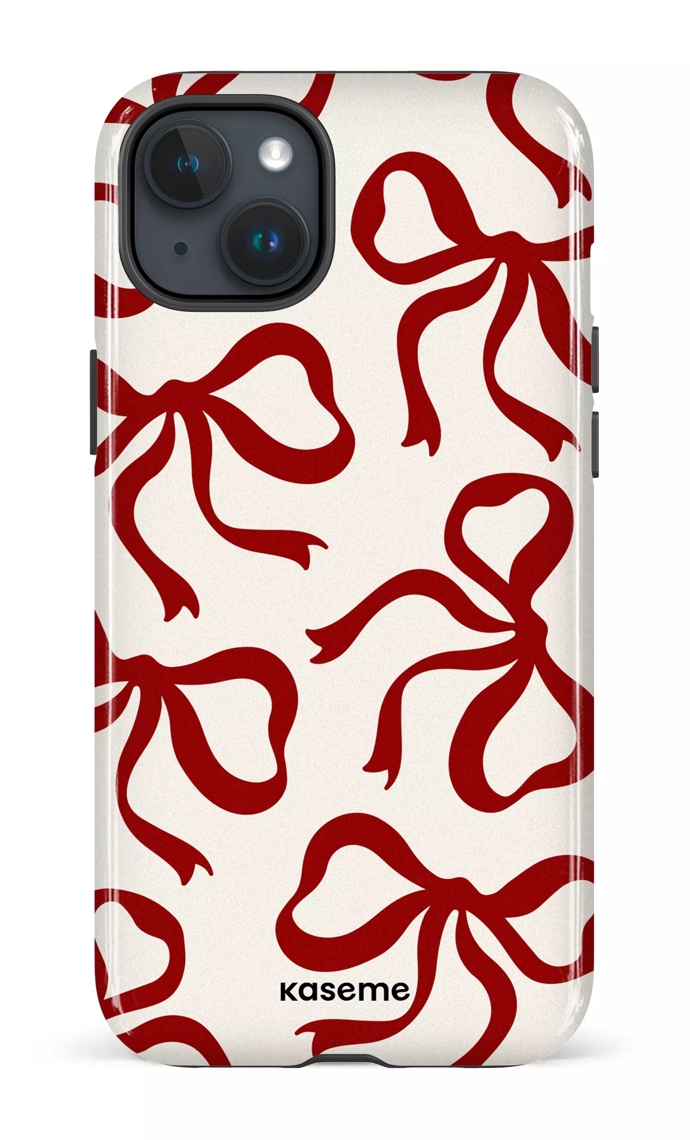 iPhone 15 Plus Tough Lace Burgundy -