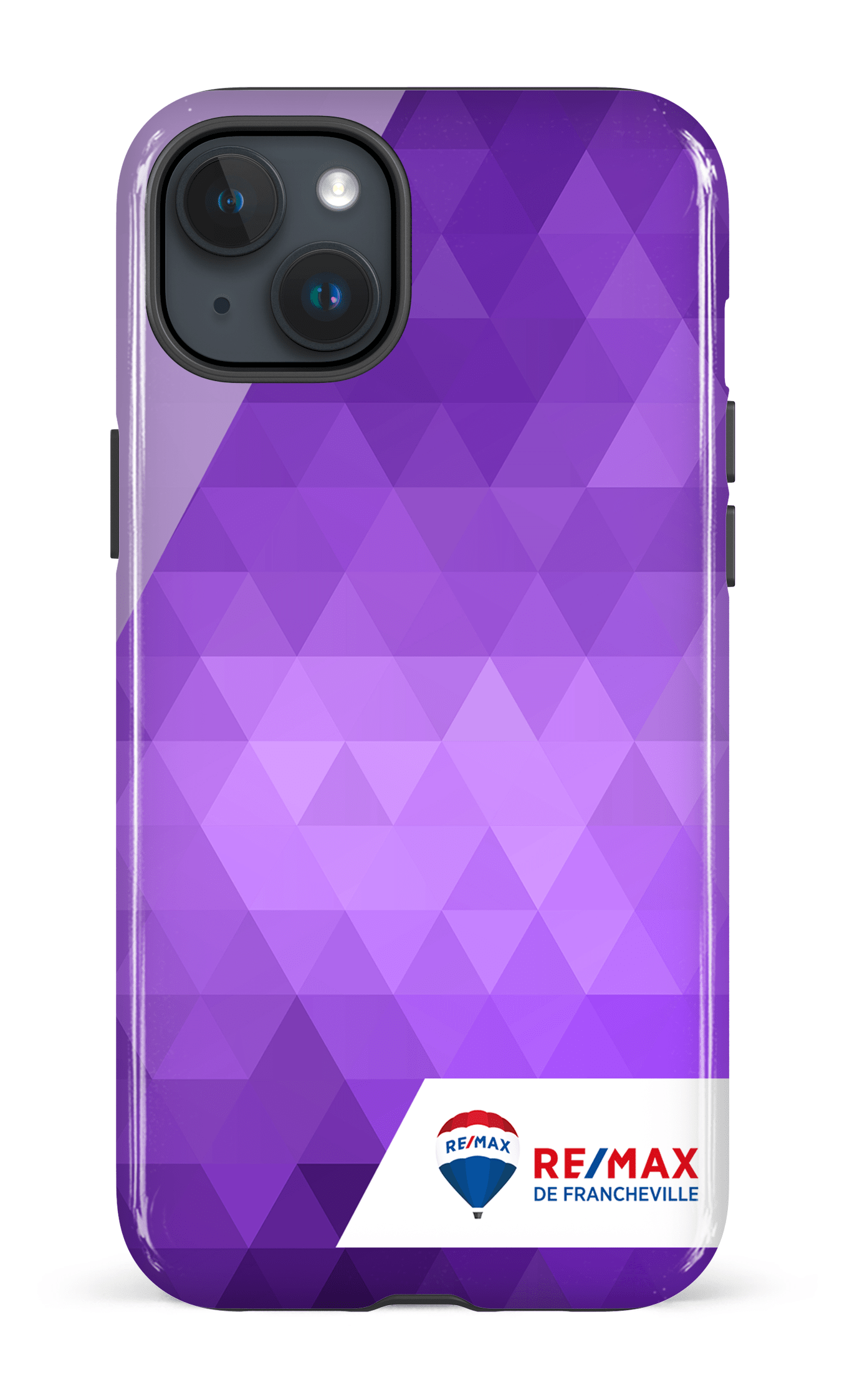 iPhone 15 Plus Tough Motif Triangle de Francheville -