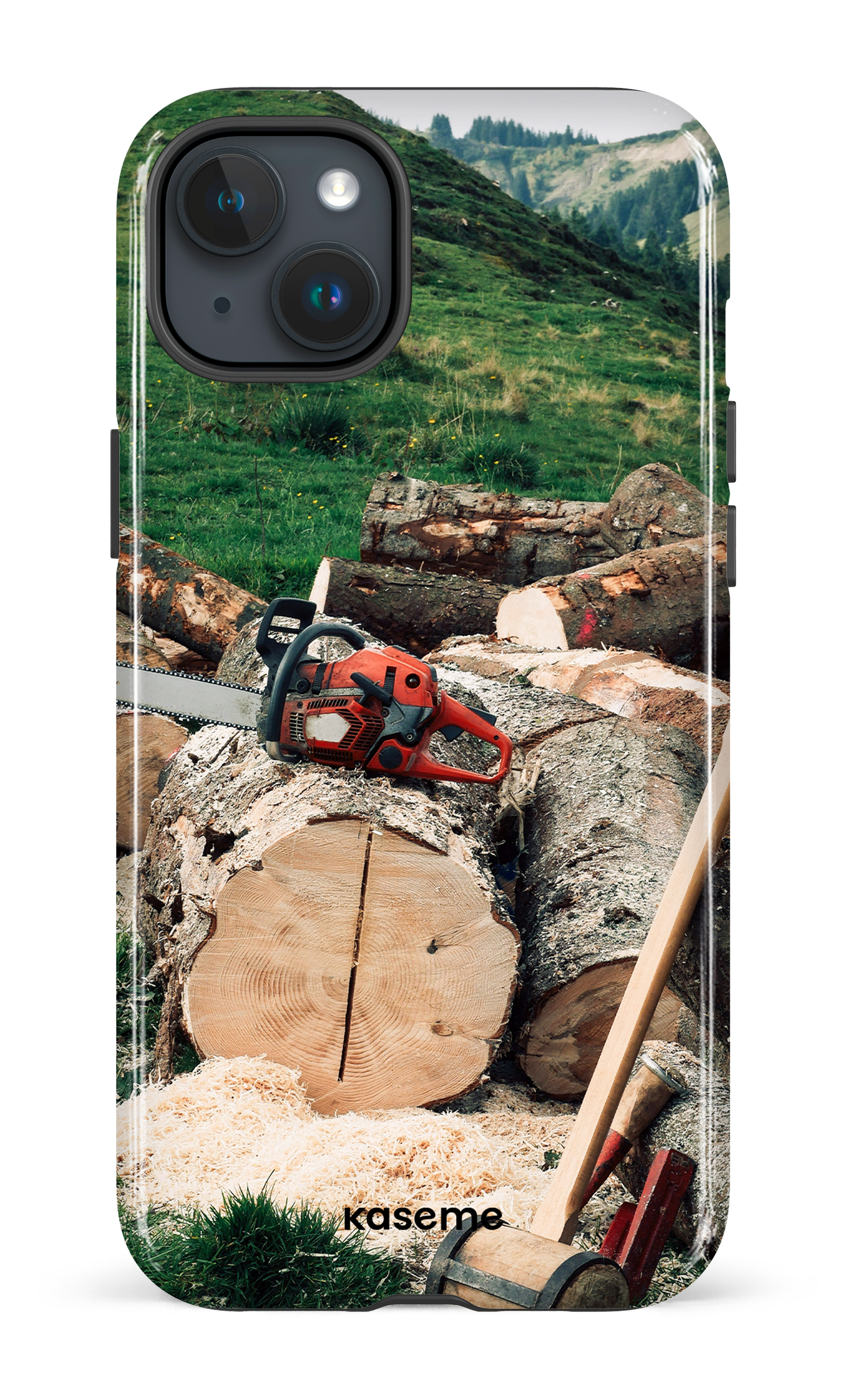 iPhone 15 Plus Tough Timber Cut -