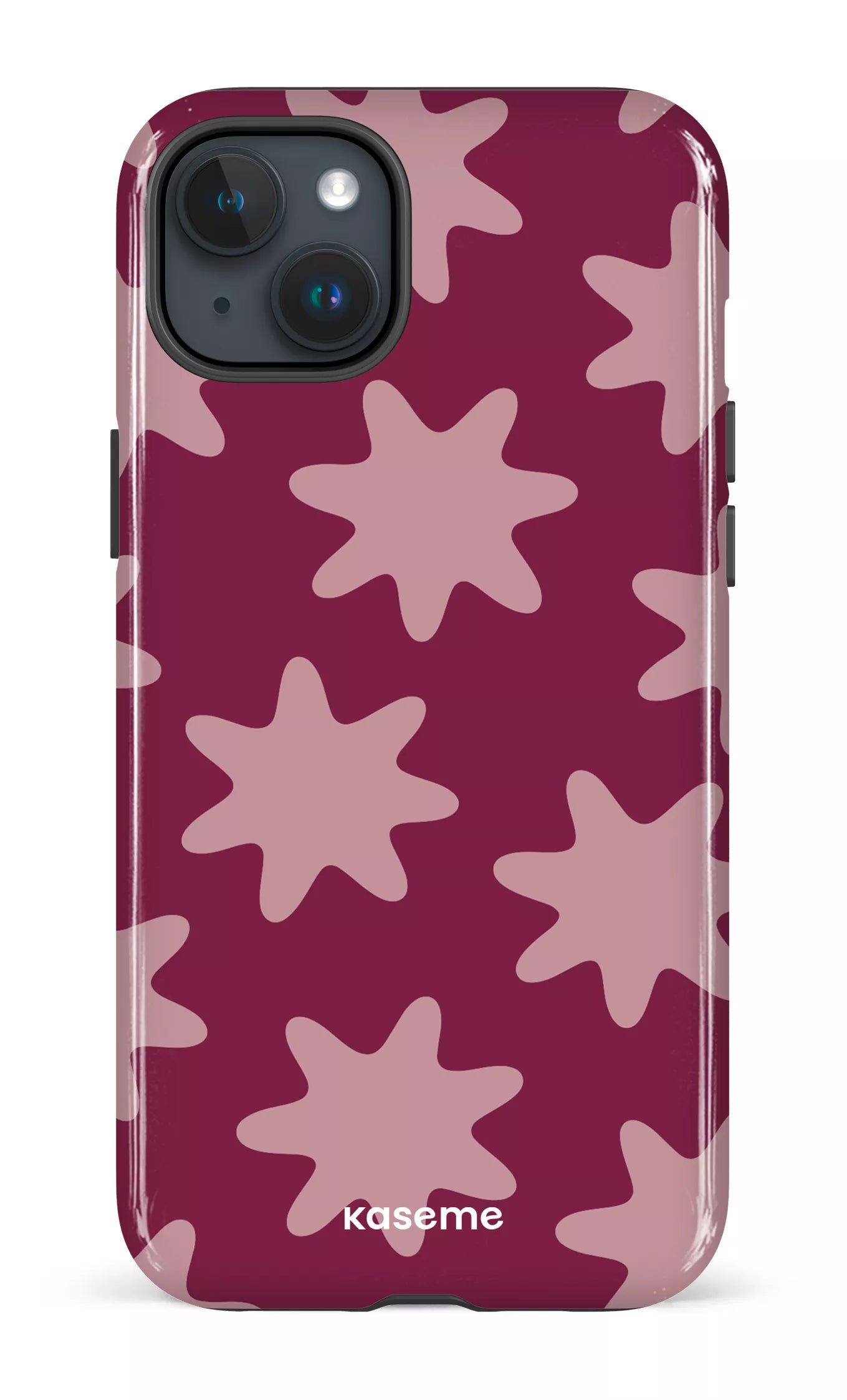 iPhone 15 Plus Tough Unframed Burgundy -