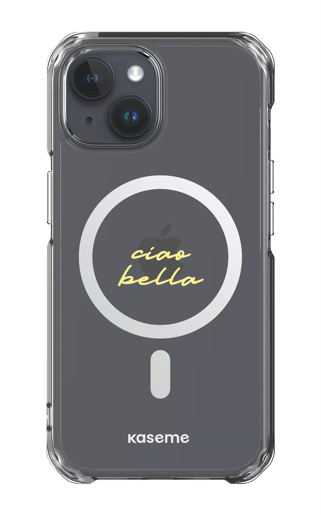 iPhone 15 Pro Clear Case - Magsafe Ciao Bella Clear Case -