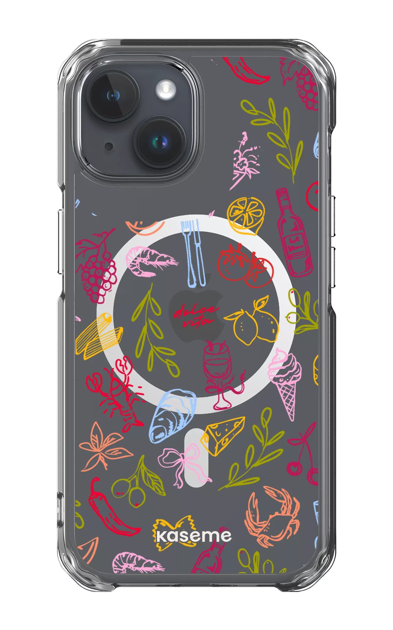 iPhone 15 Pro Clear Case - Magsafe Cucina Viva Clear Case -