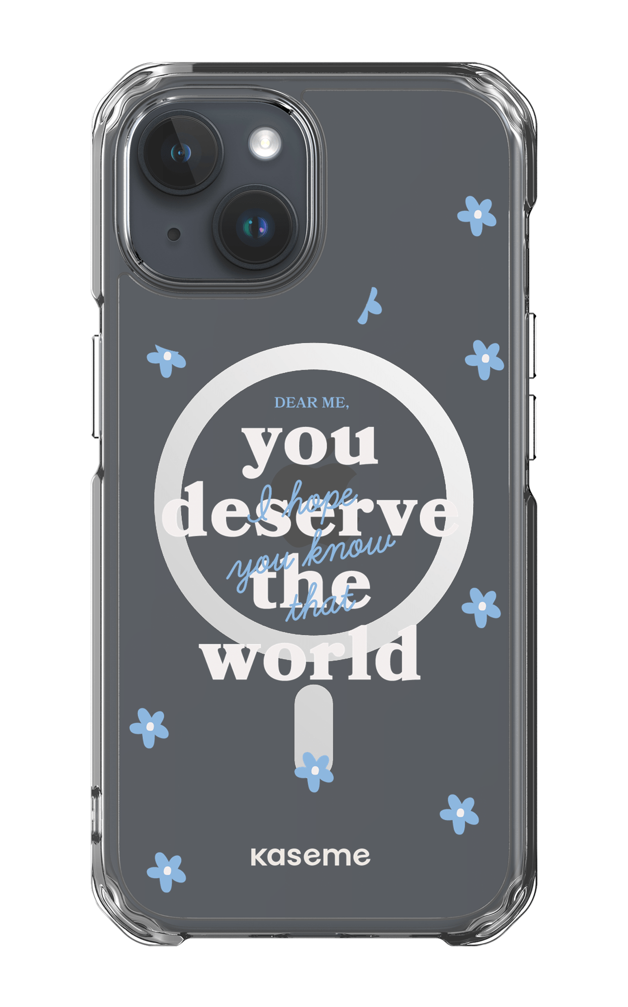 iPhone 15 Pro Clear Case - Magsafe Dear Me Clear Case -