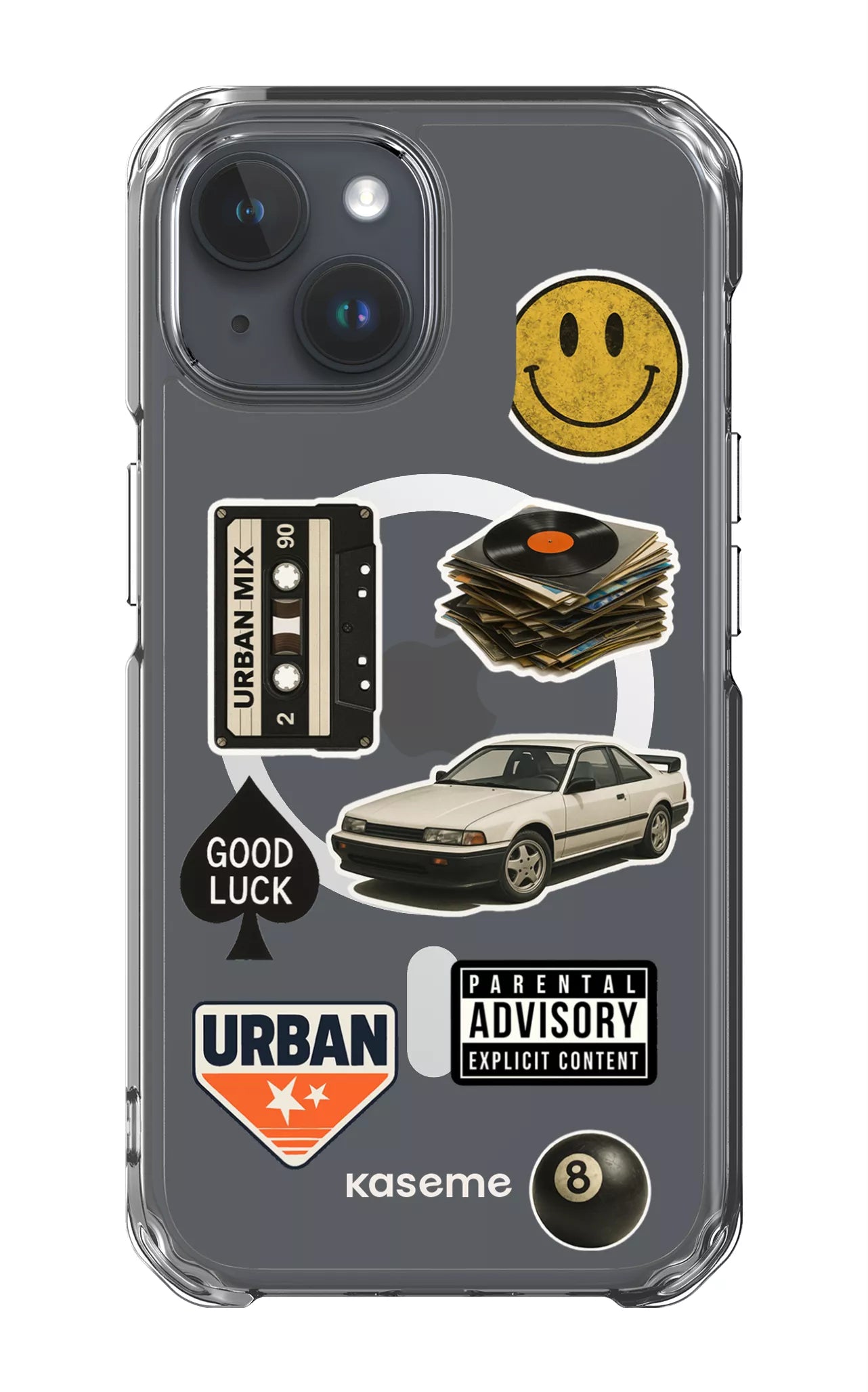 iPhone 15 Pro Clear Case - Magsafe Downtown Clear Case -