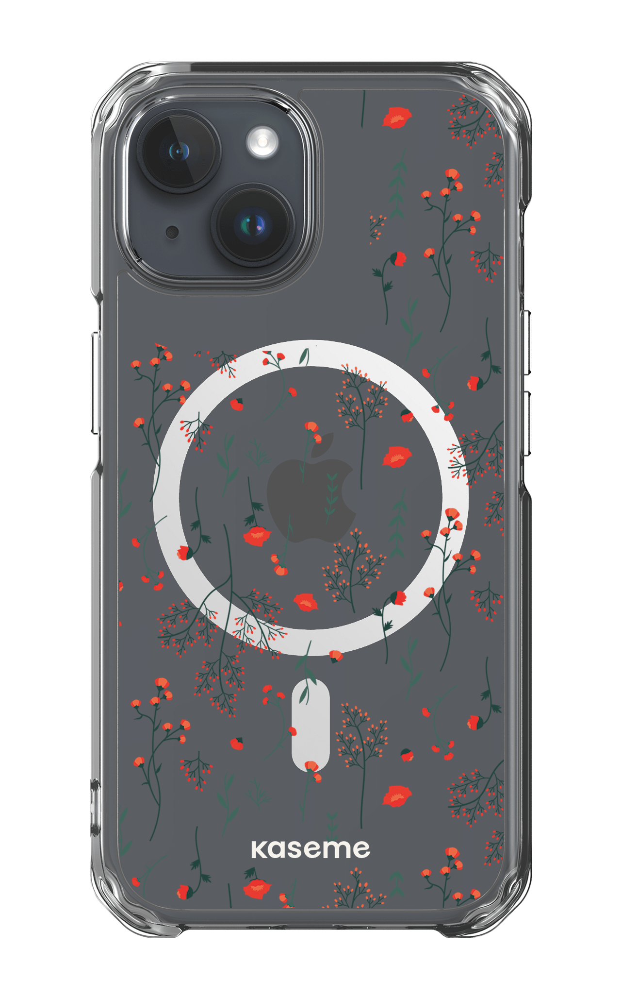 iPhone 15 Pro Clear Case - Magsafe Evelyn Clear Case -