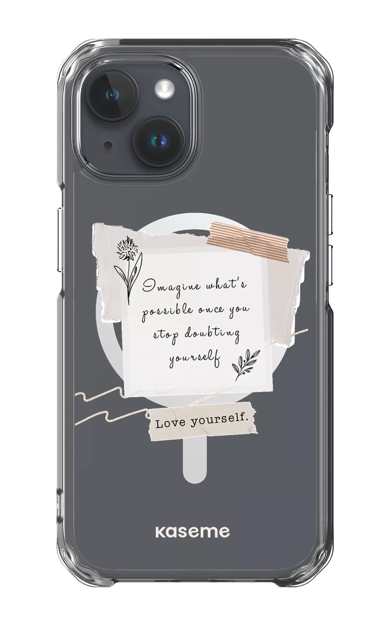 iPhone 15 Pro Clear Case - Magsafe Faith Clear Case -