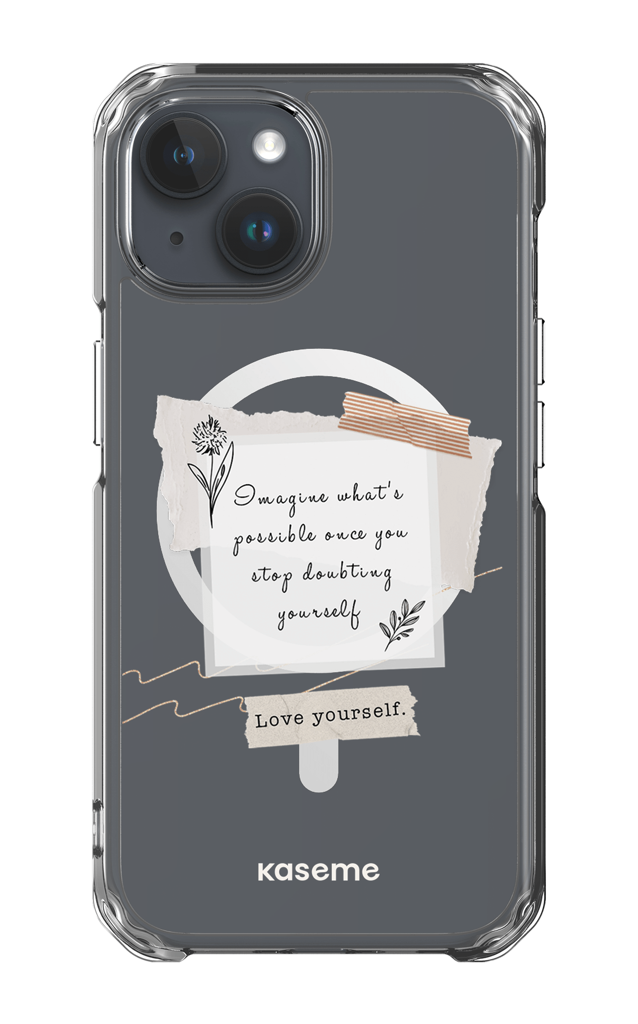 iPhone 15 Pro Clear Case - Magsafe Faith Clear Case -