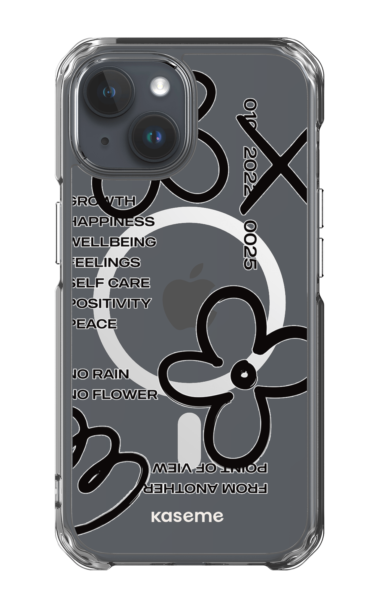 iPhone 15 Pro Clear Case - Magsafe Feelings black Clear Case -