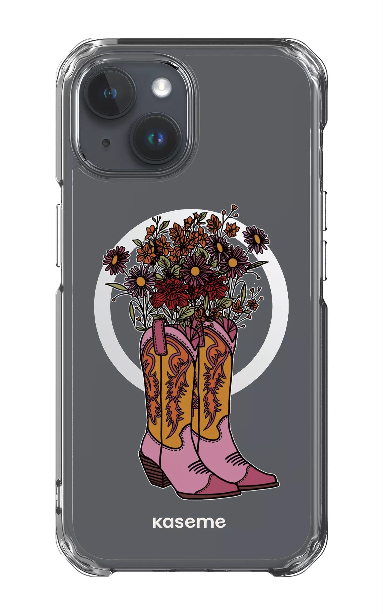 iPhone 15 Pro Clear Case - Magsafe Howdy Clear Case -