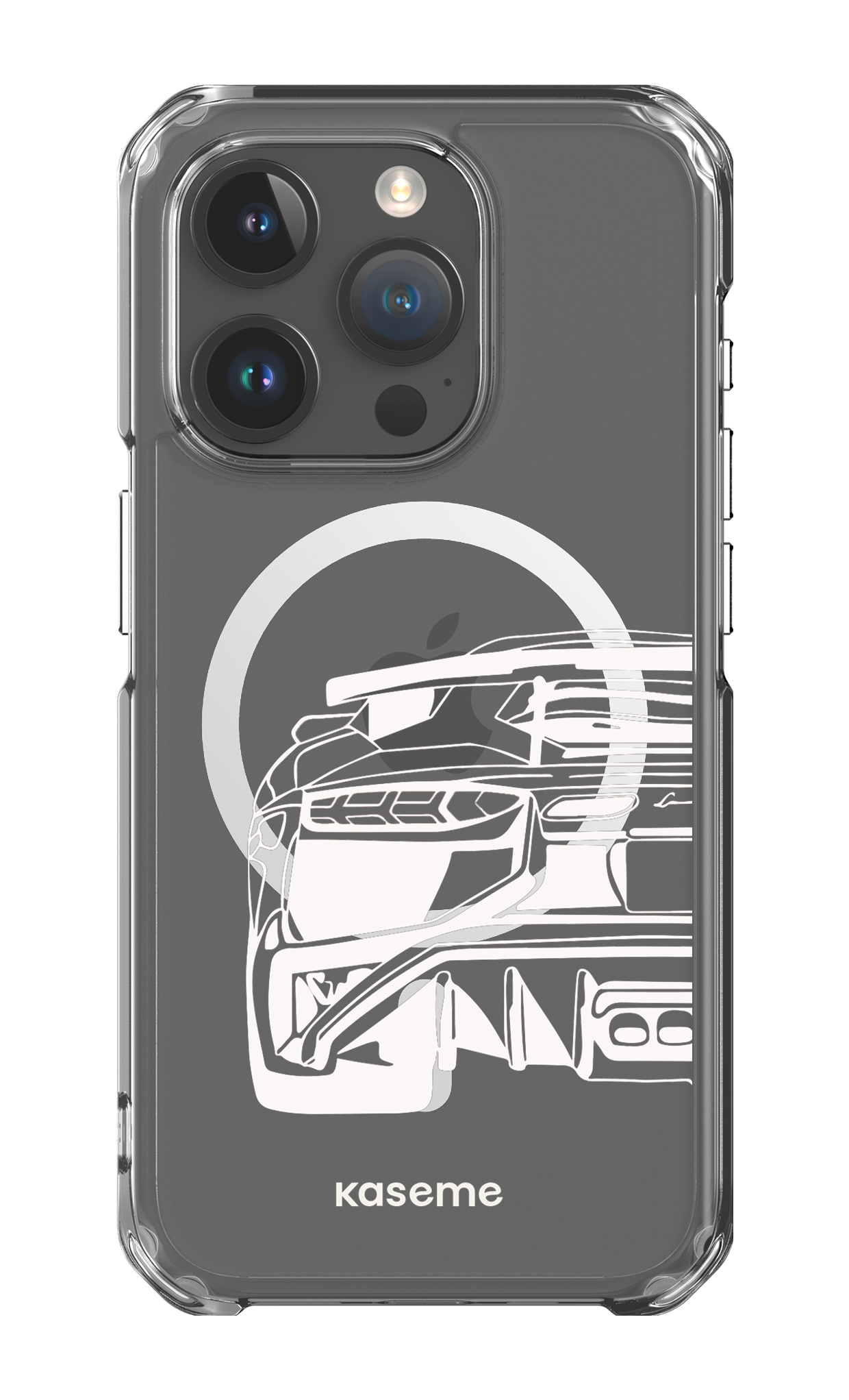 iPhone 15 Pro Clear Case - Magsafe Lambo clear case -