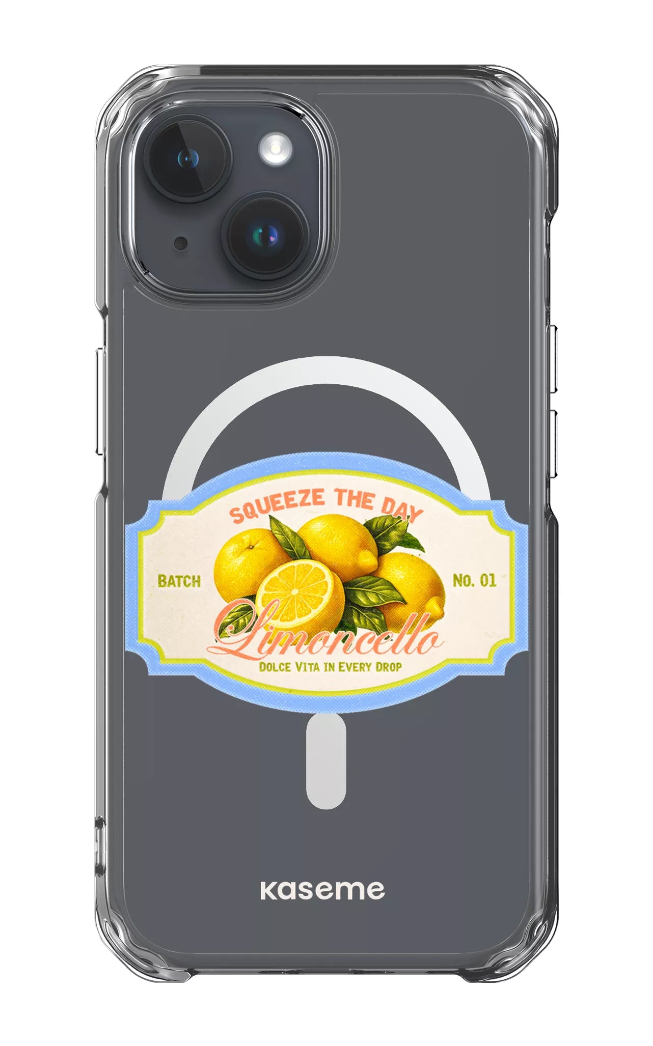 iPhone 15 Pro Clear Case - Magsafe Limoncello Clear Case -
