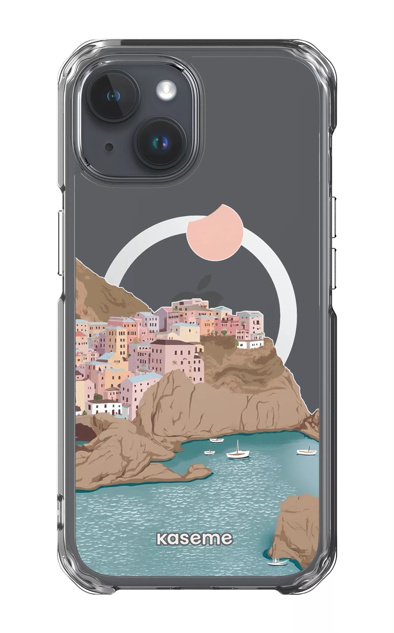iPhone 15 Pro Clear Case - Magsafe Mediterrana Clear Case -