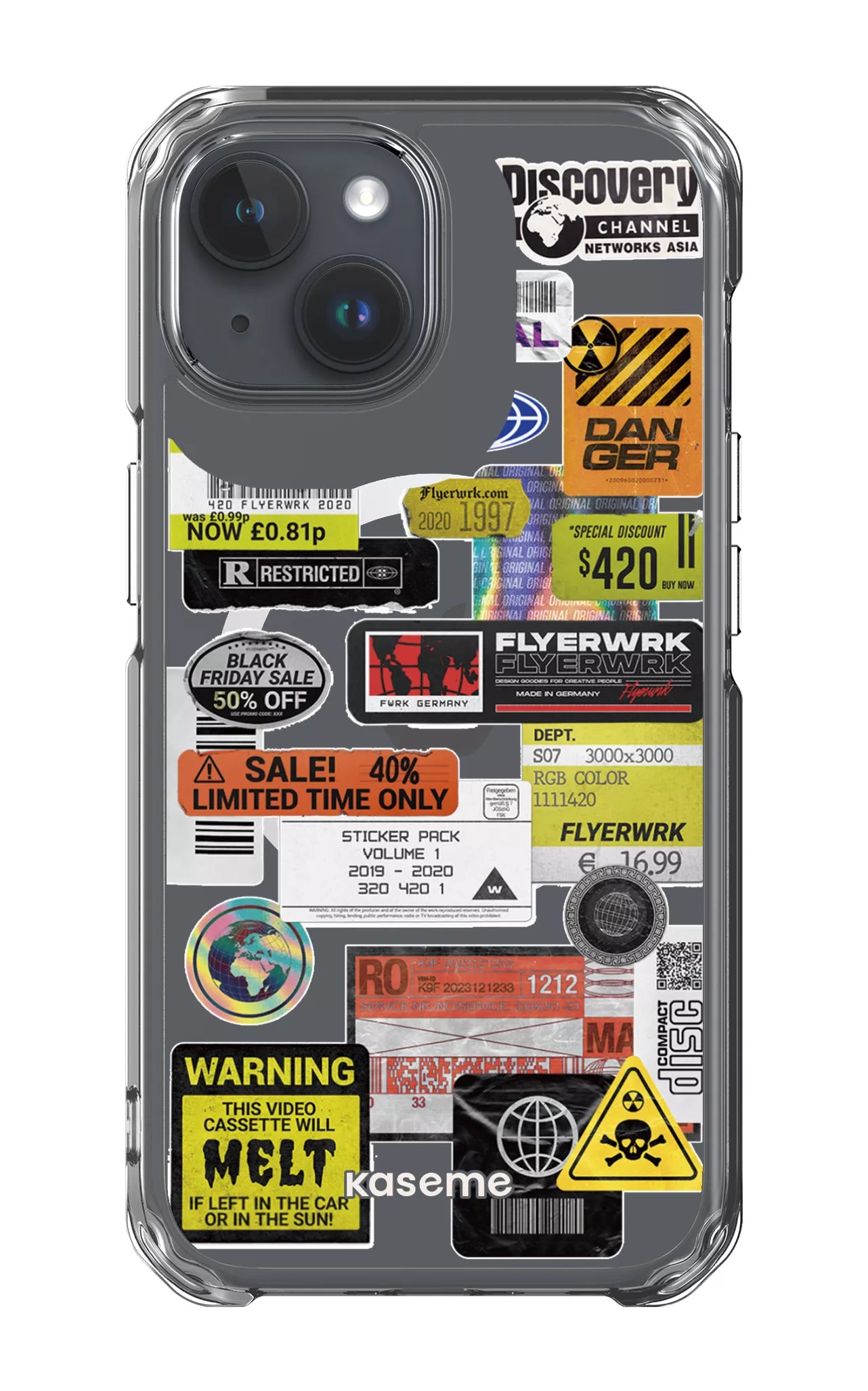 iPhone 15 Pro Clear Case - Magsafe Melt Clear Case -