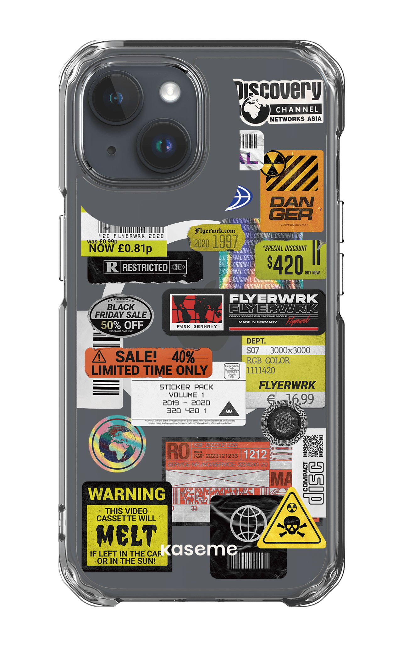 iPhone 15 Pro Clear Case - Magsafe Melt Clear Case -