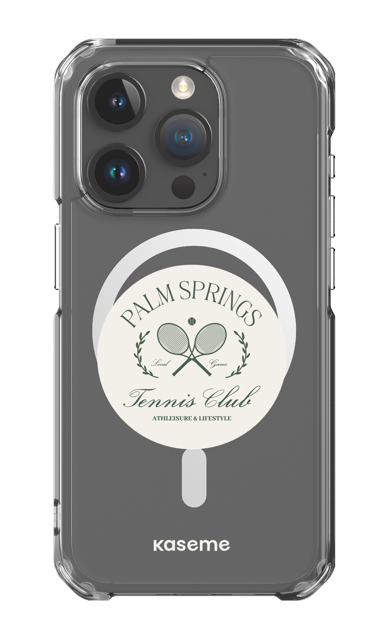 iPhone 15 Pro Clear Case - Magsafe Serve it up Clear Case -