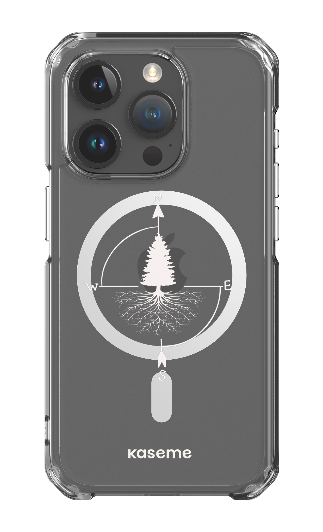 iPhone 15 Pro Clear Case - Magsafe Skyline Clear Case -
