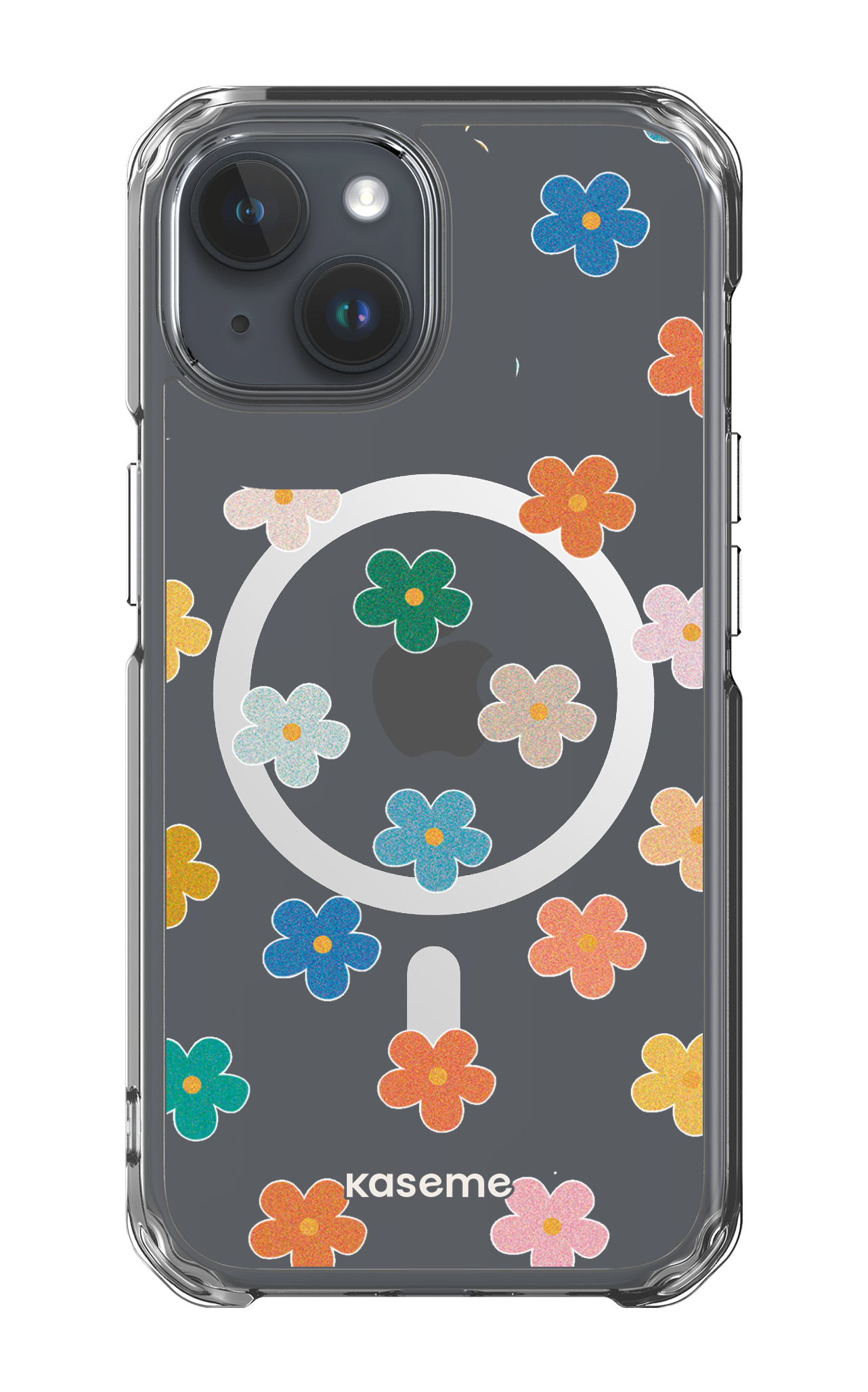 iPhone 15 Pro Clear Case - Magsafe Woodstock Clear Case -
