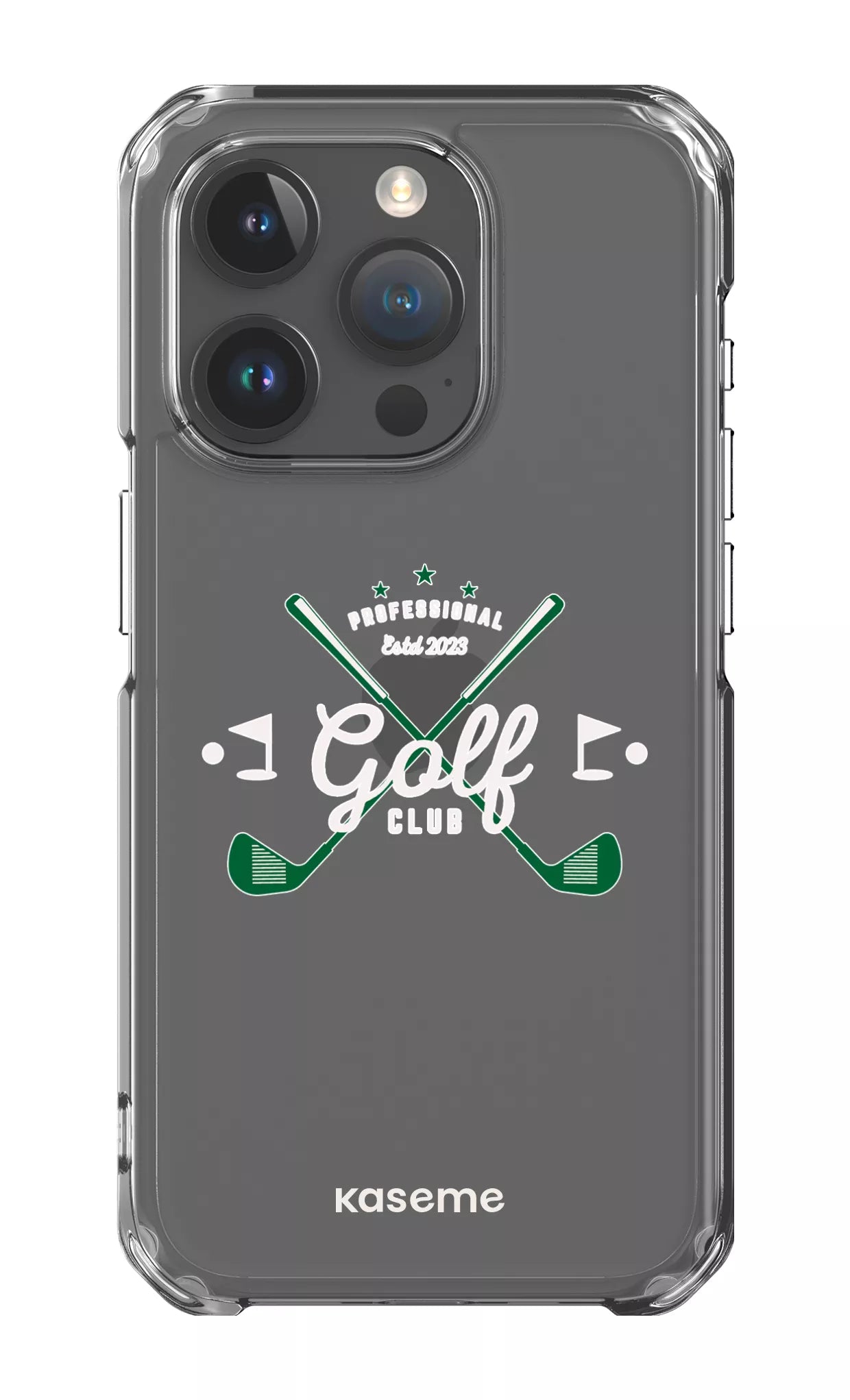 iPhone 15 Pro Clear Case Bogey Clear Case -