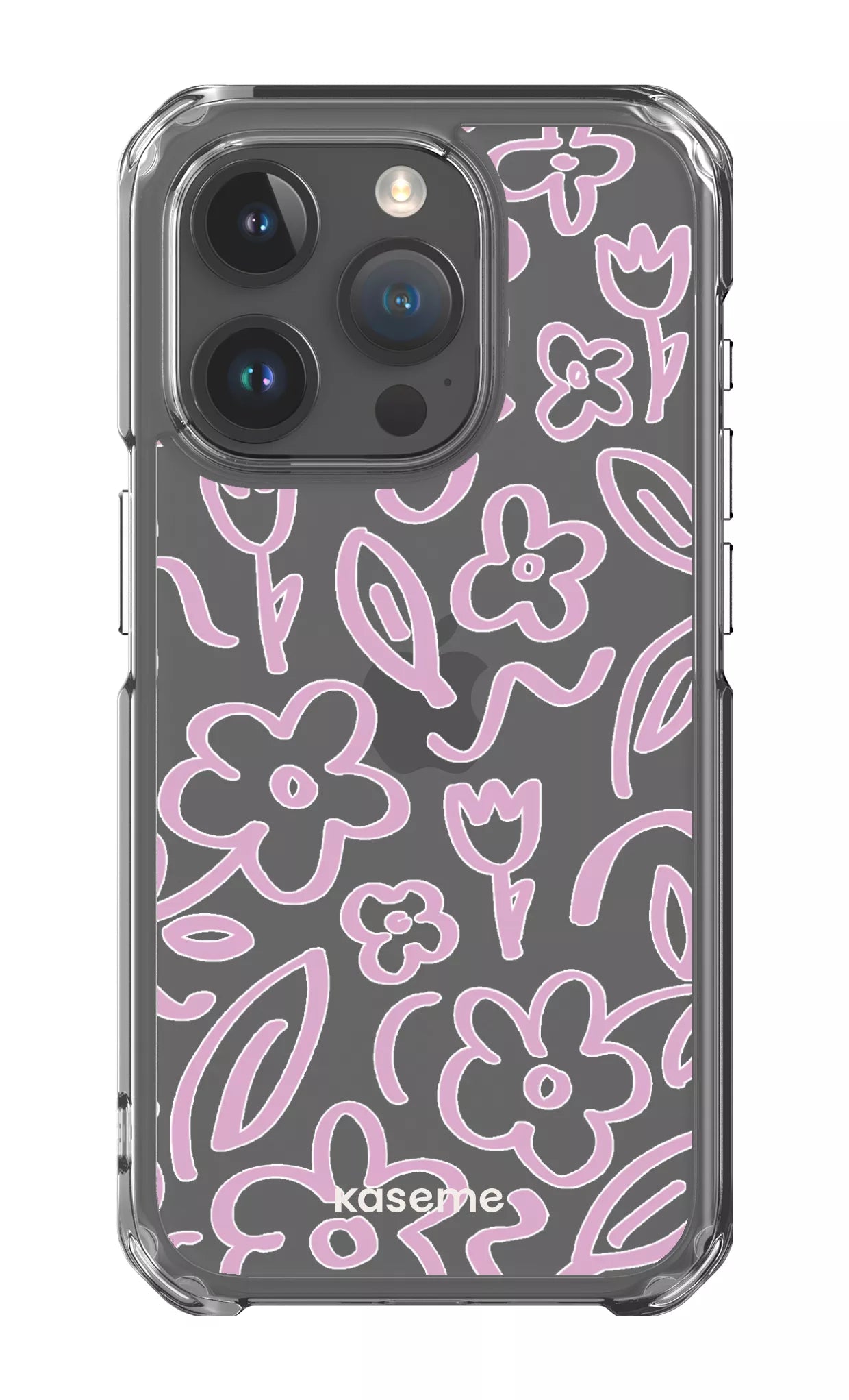 iPhone 15 Pro Clear Case Brooklyn pink Clear Case -