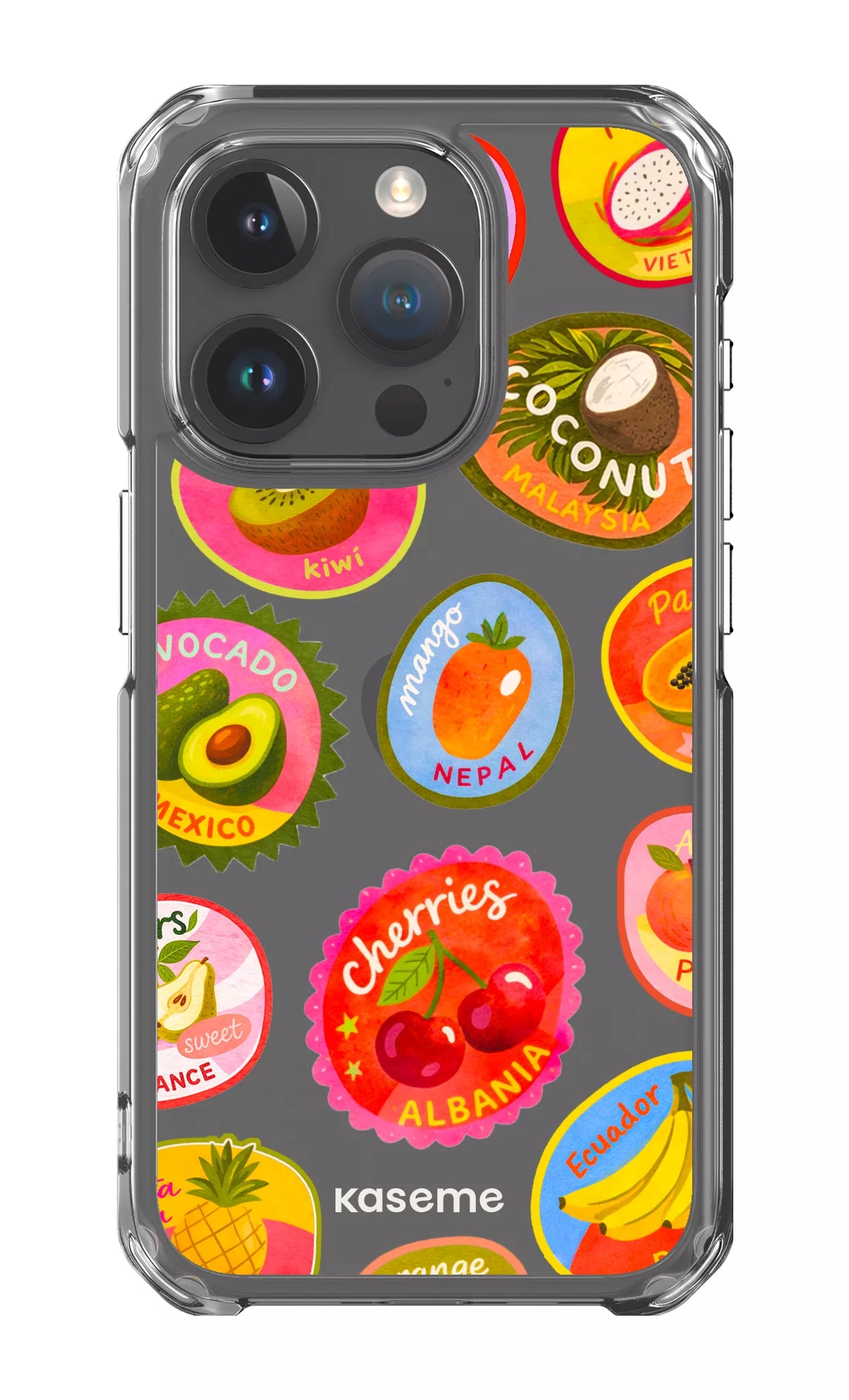 iPhone 15 Pro Clear Case Frutti Clear Case -