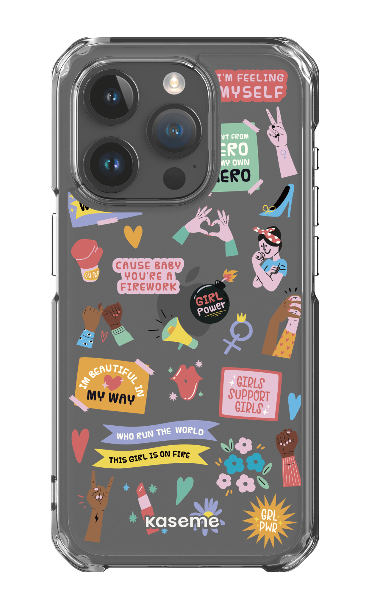 iPhone 15 Pro Clear Case Girl Boss Clear Case -