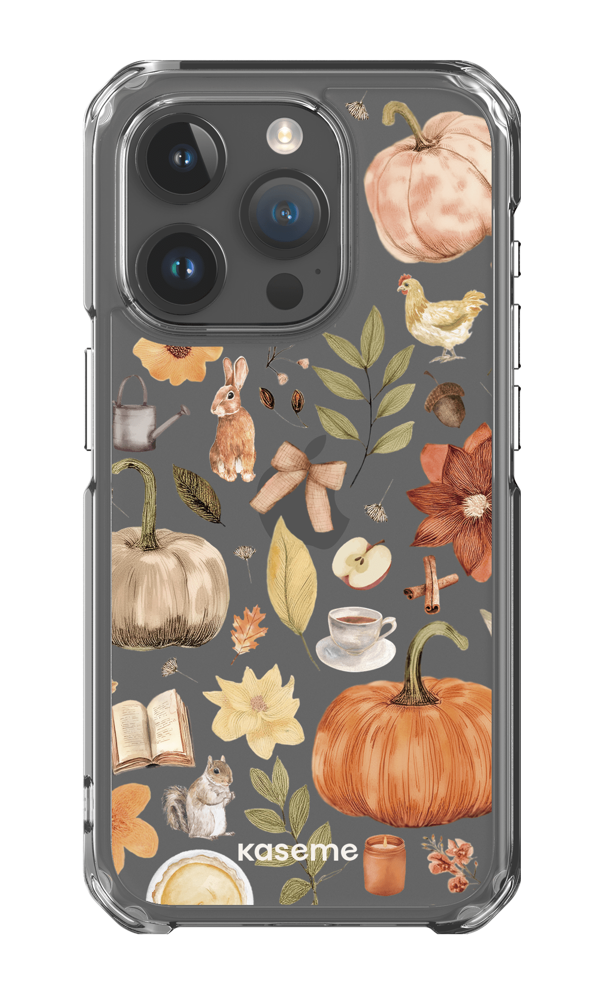 iPhone 15 Pro Clear Case Harvest Hues Clear Case -