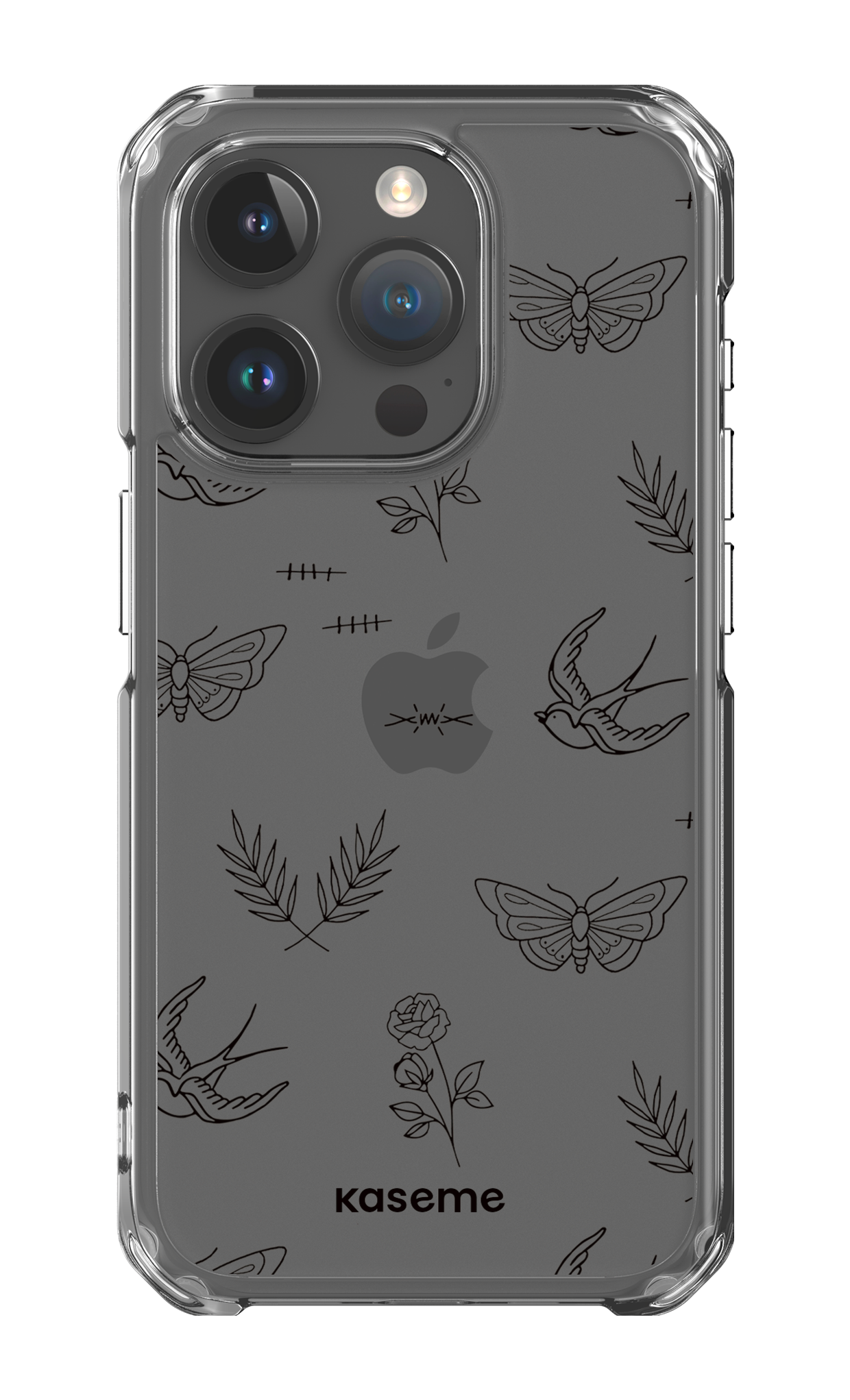 iPhone 15 Pro Clear Case Ink clear case -