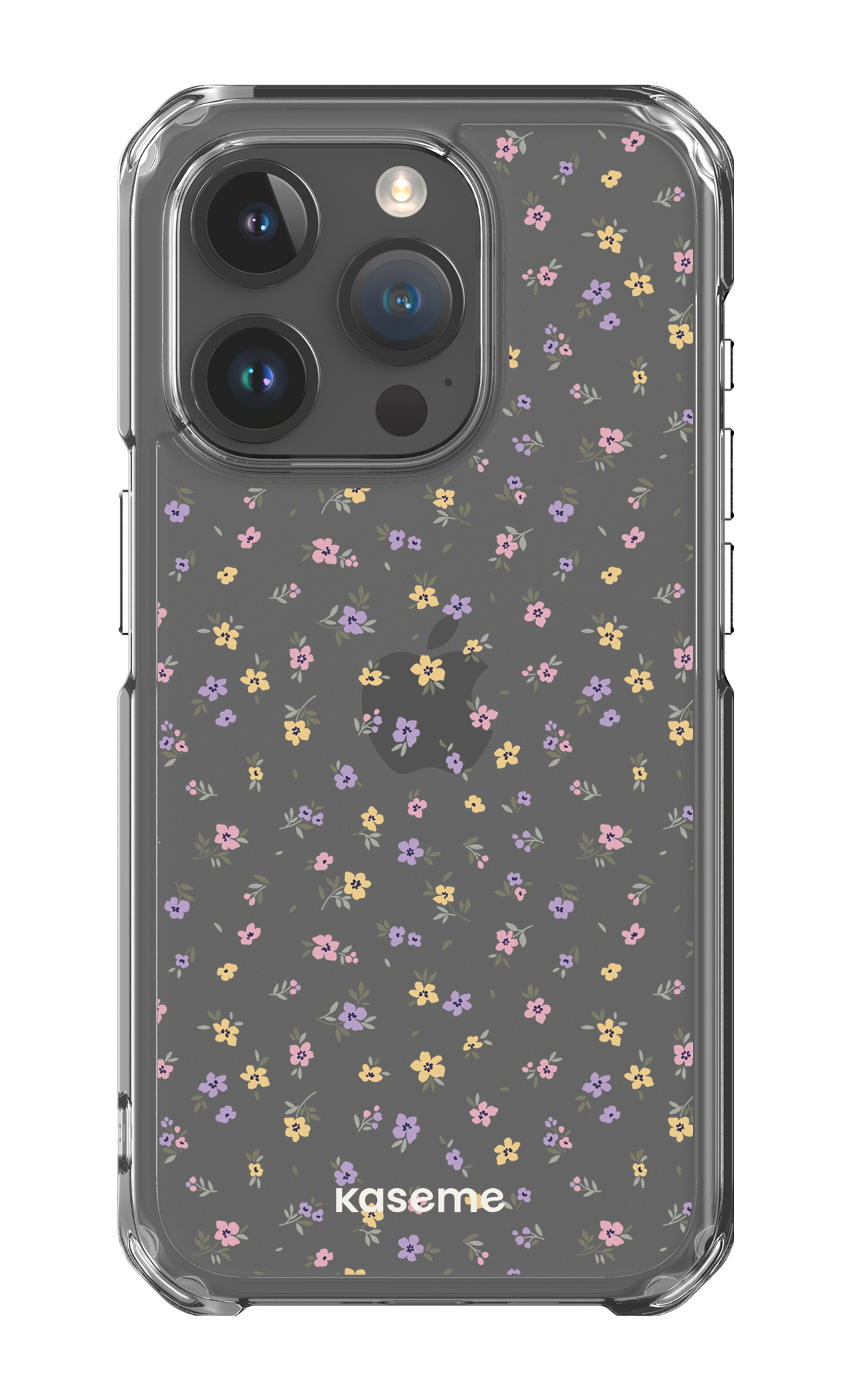 iPhone 15 Pro Clear Case Porcelain Blossom Clear Case -