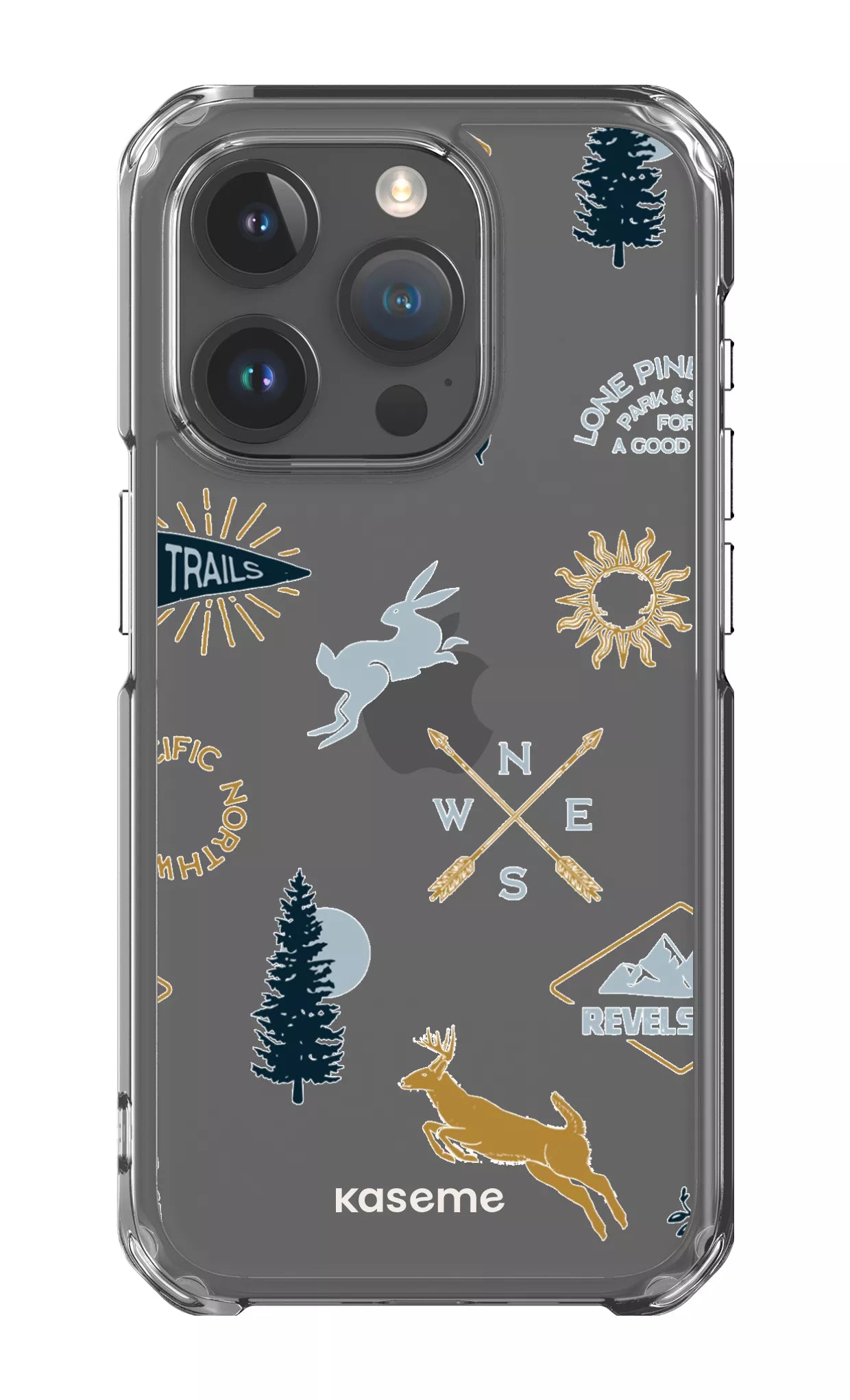 iPhone 15 Pro Clear Case Revelstoke white Clear Case -
