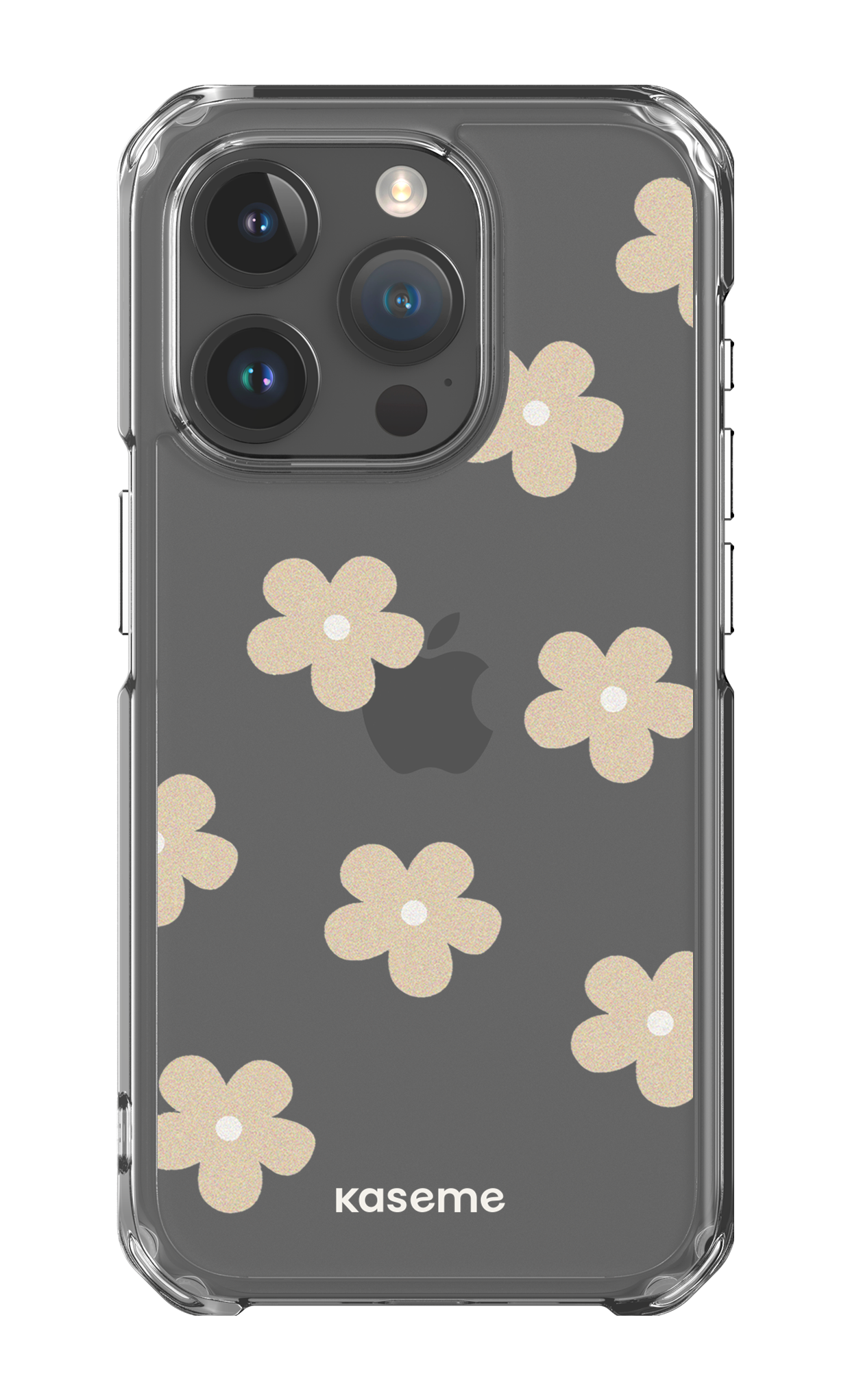 iPhone 15 Pro Clear Case Woodstock Beige Clear Case -
