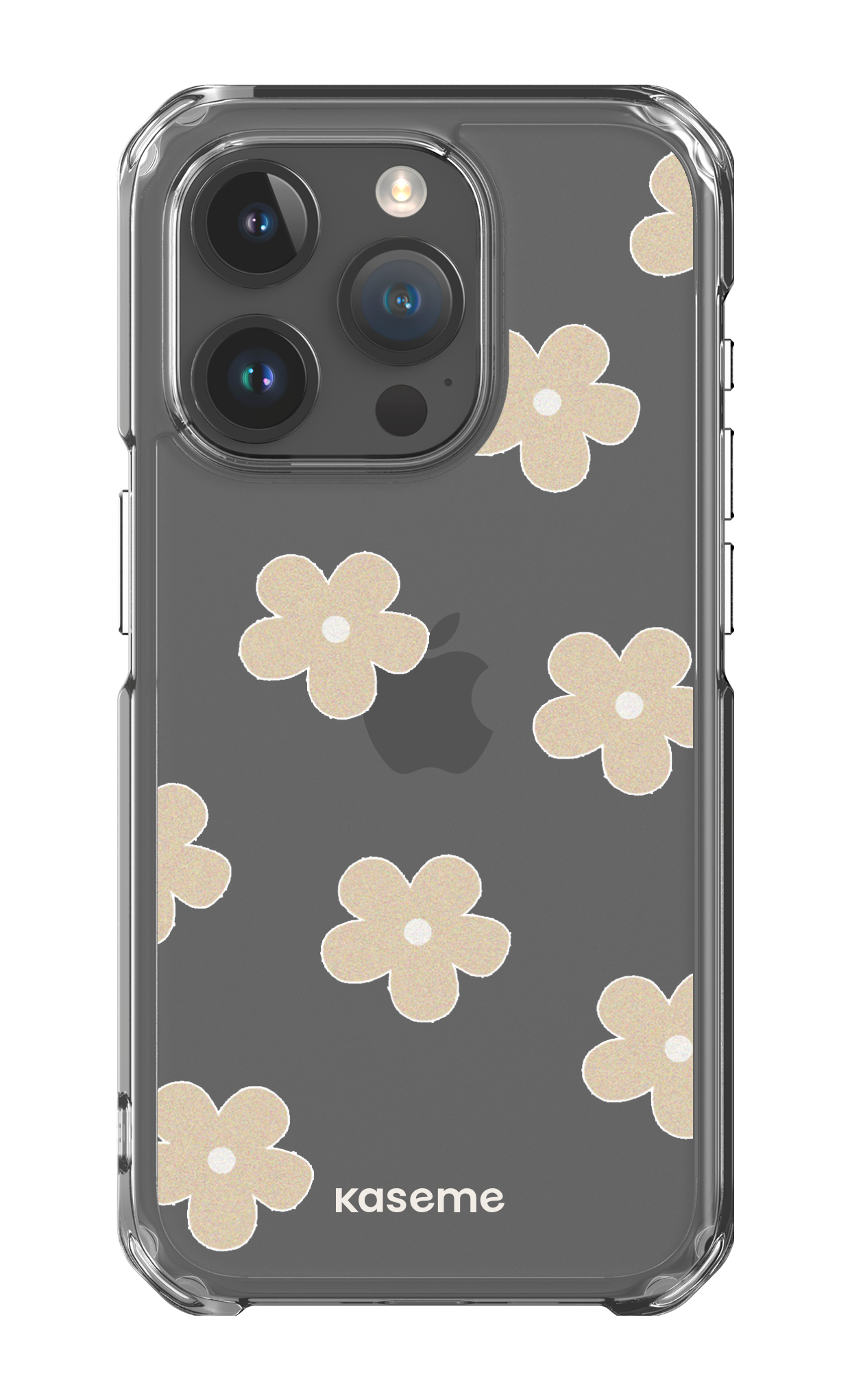iPhone 15 Pro Clear Case Woodstock Beige Clear Case -
