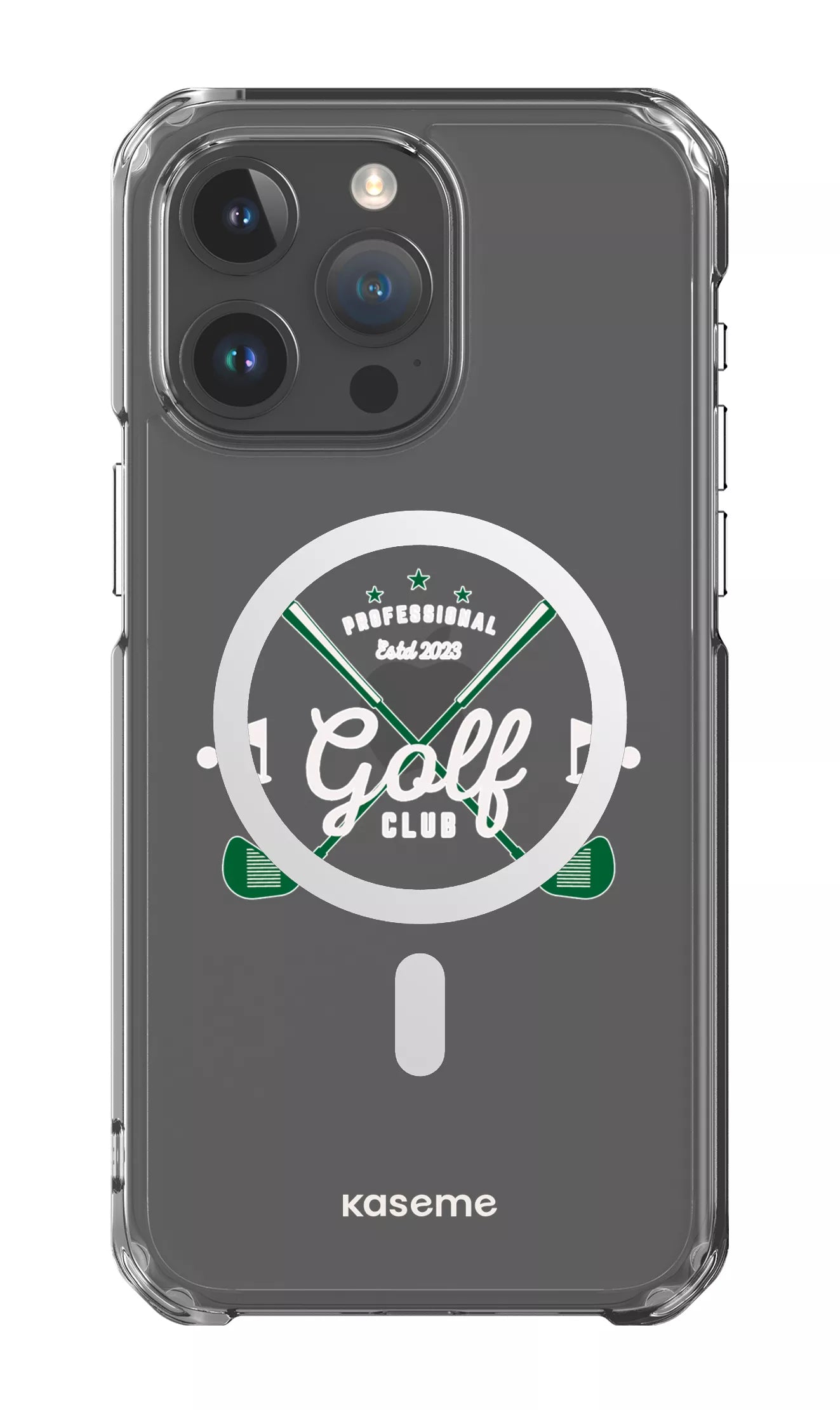 iPhone 15 Pro Max Clear Case - Magsafe Bogey Clear Case -