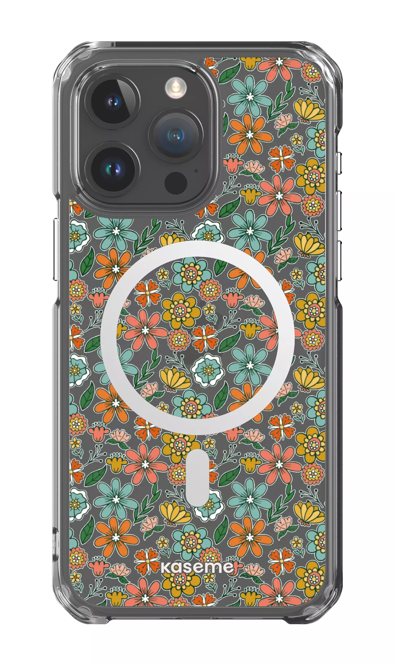 iPhone 15 Pro Max Clear Case - Magsafe Bohemian Clear Case -