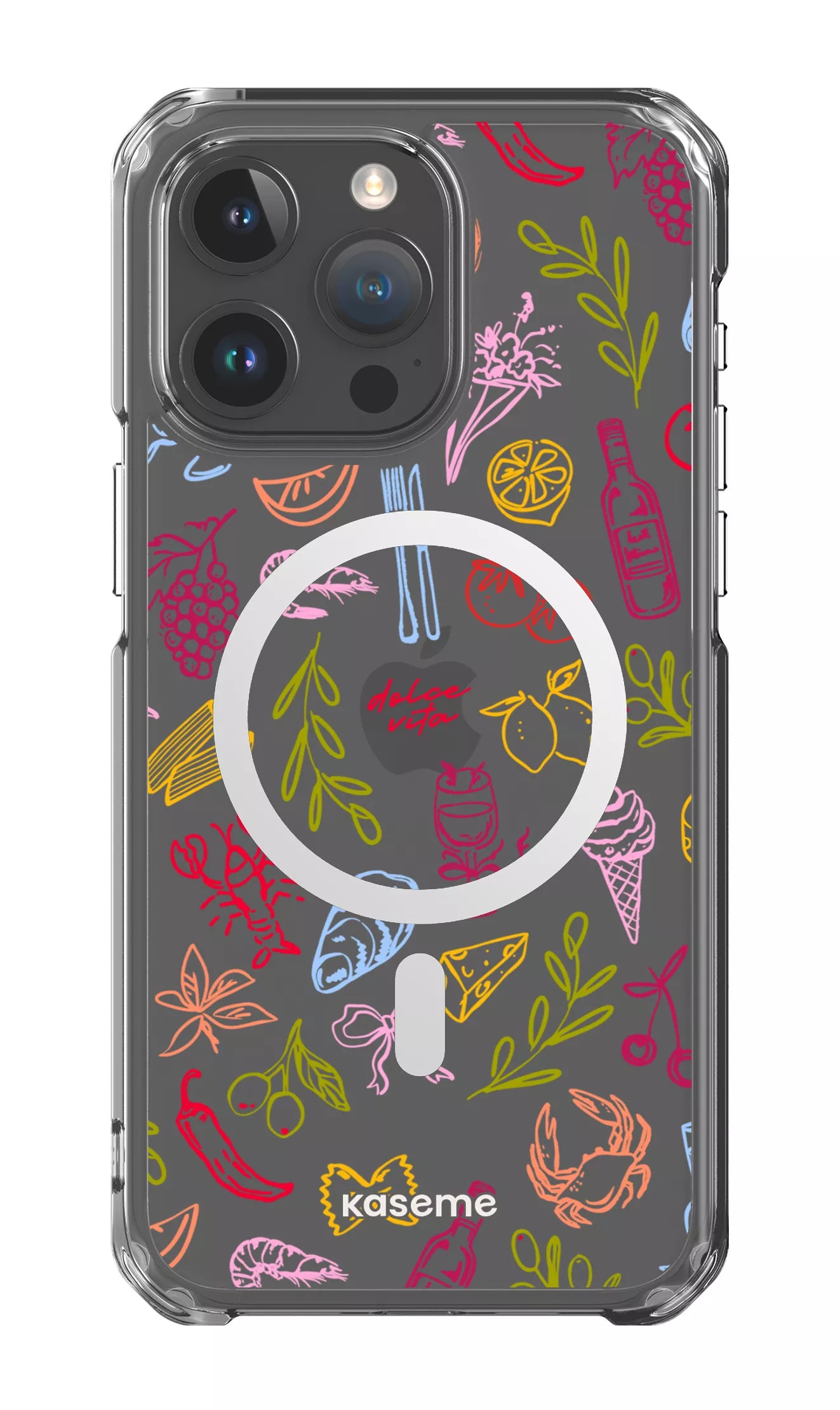 iPhone 15 Pro Max Clear Case - Magsafe Cucina Viva Clear Case -