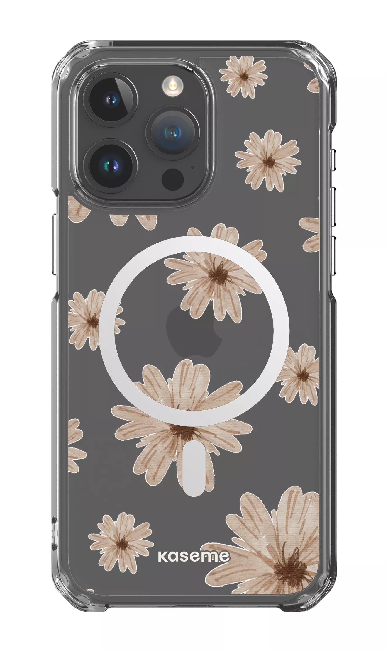 iPhone 15 Pro Max Clear Case - Magsafe Delicate Dreams Clear Case -