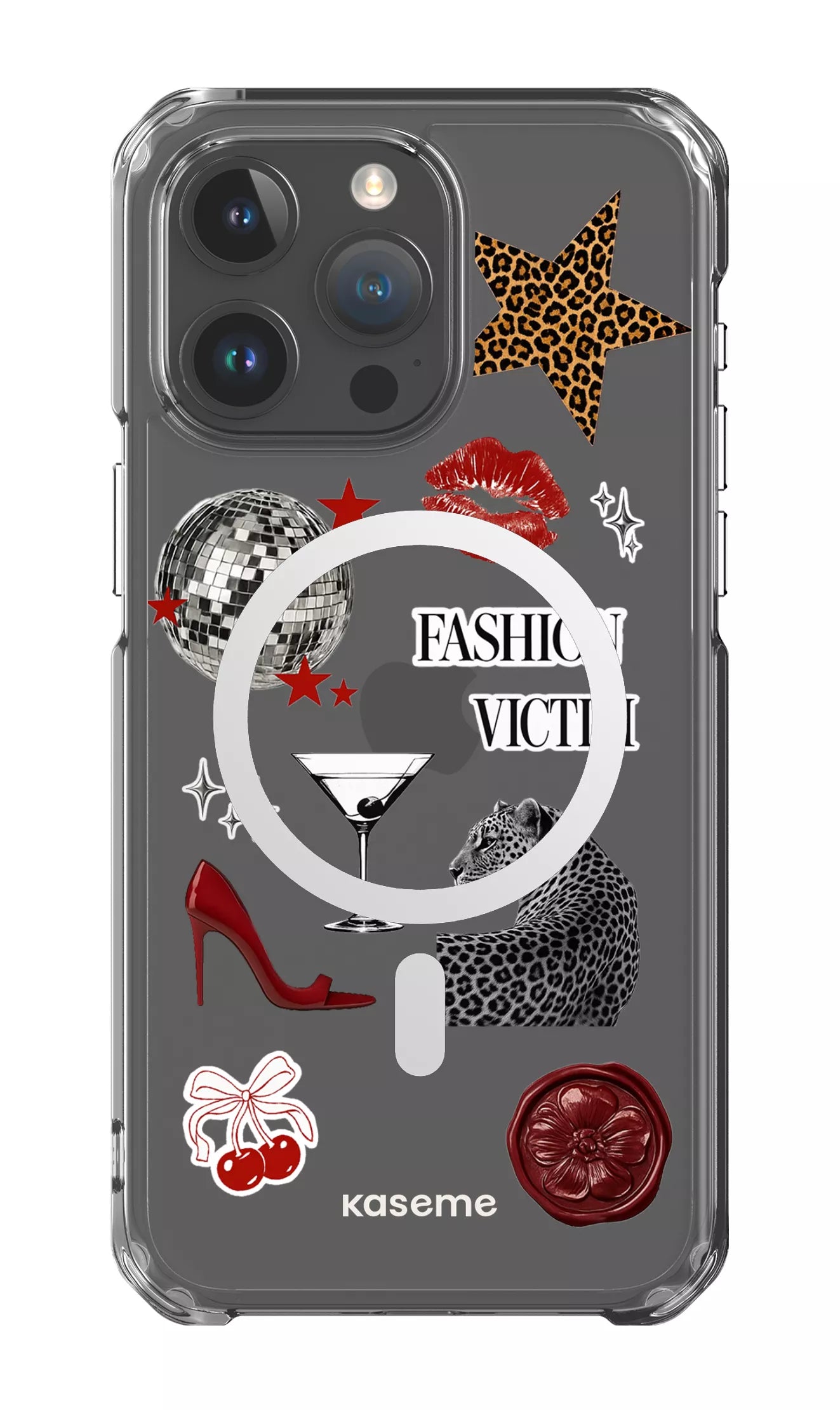 iPhone 15 Pro Max Clear Case - Magsafe Desire Clear Case -