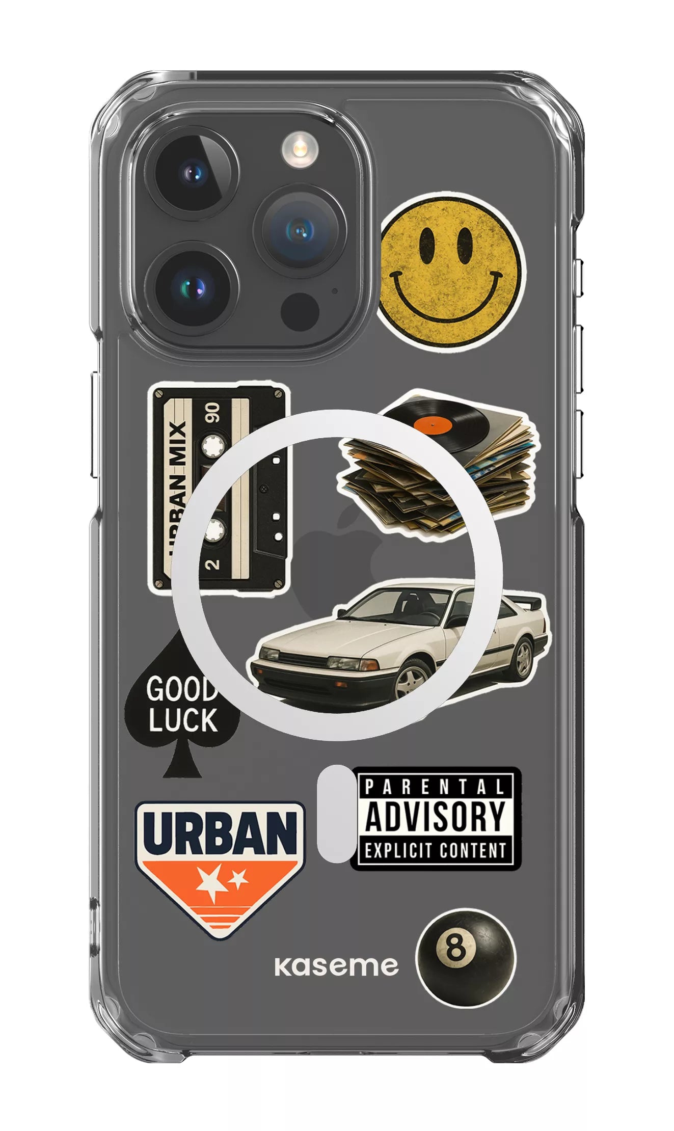 iPhone 15 Pro Max Clear Case - Magsafe Downtown Clear Case -